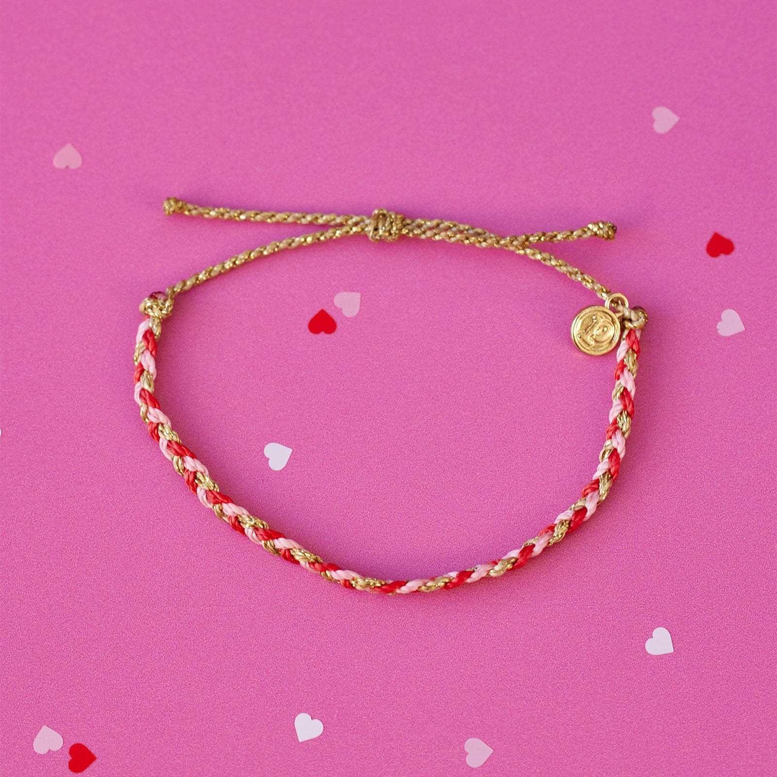 Red Cross XOXO Mixed Mini Braided Bracelet - Image 2