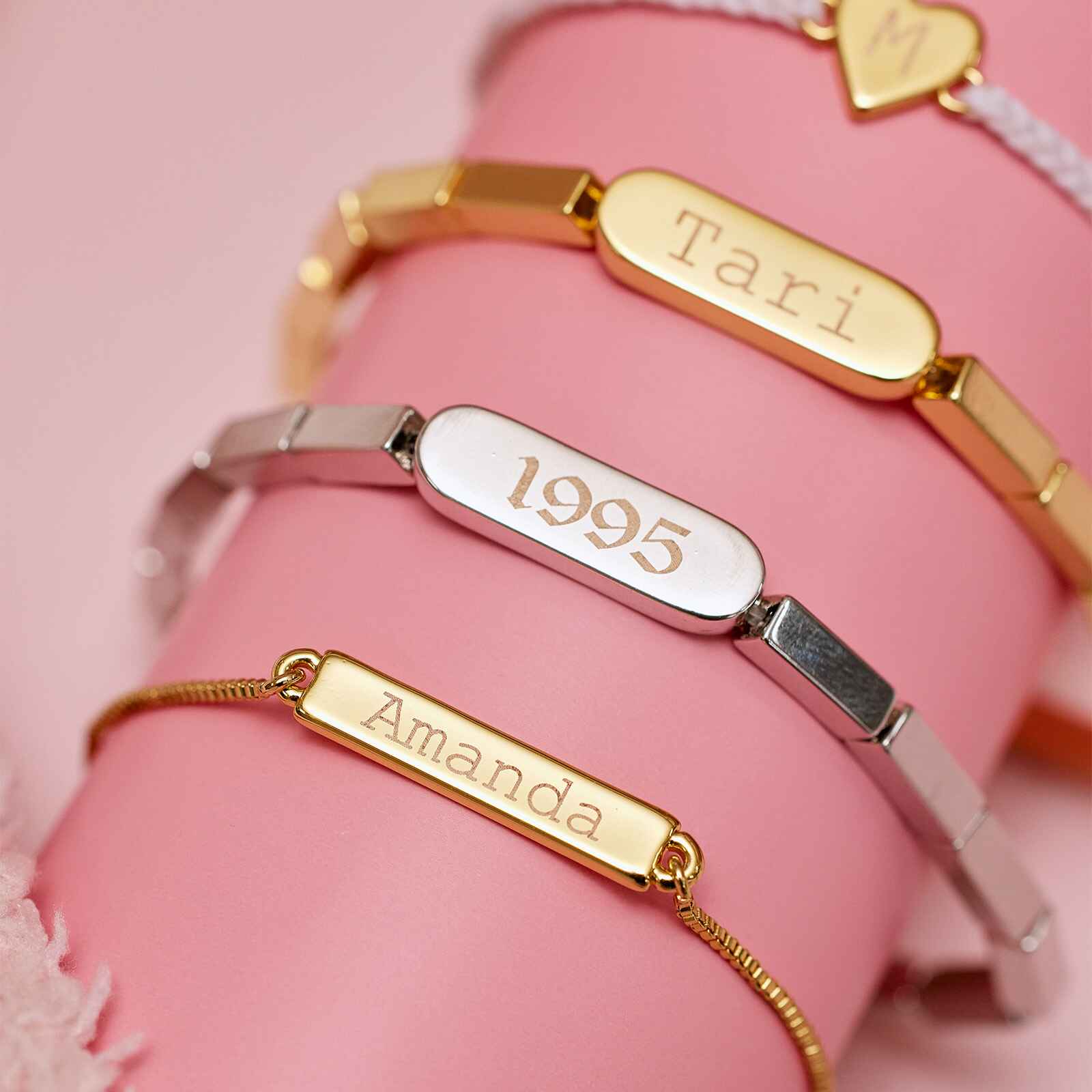 Engravable Double-Sided Bar Bracelet - Image 6
