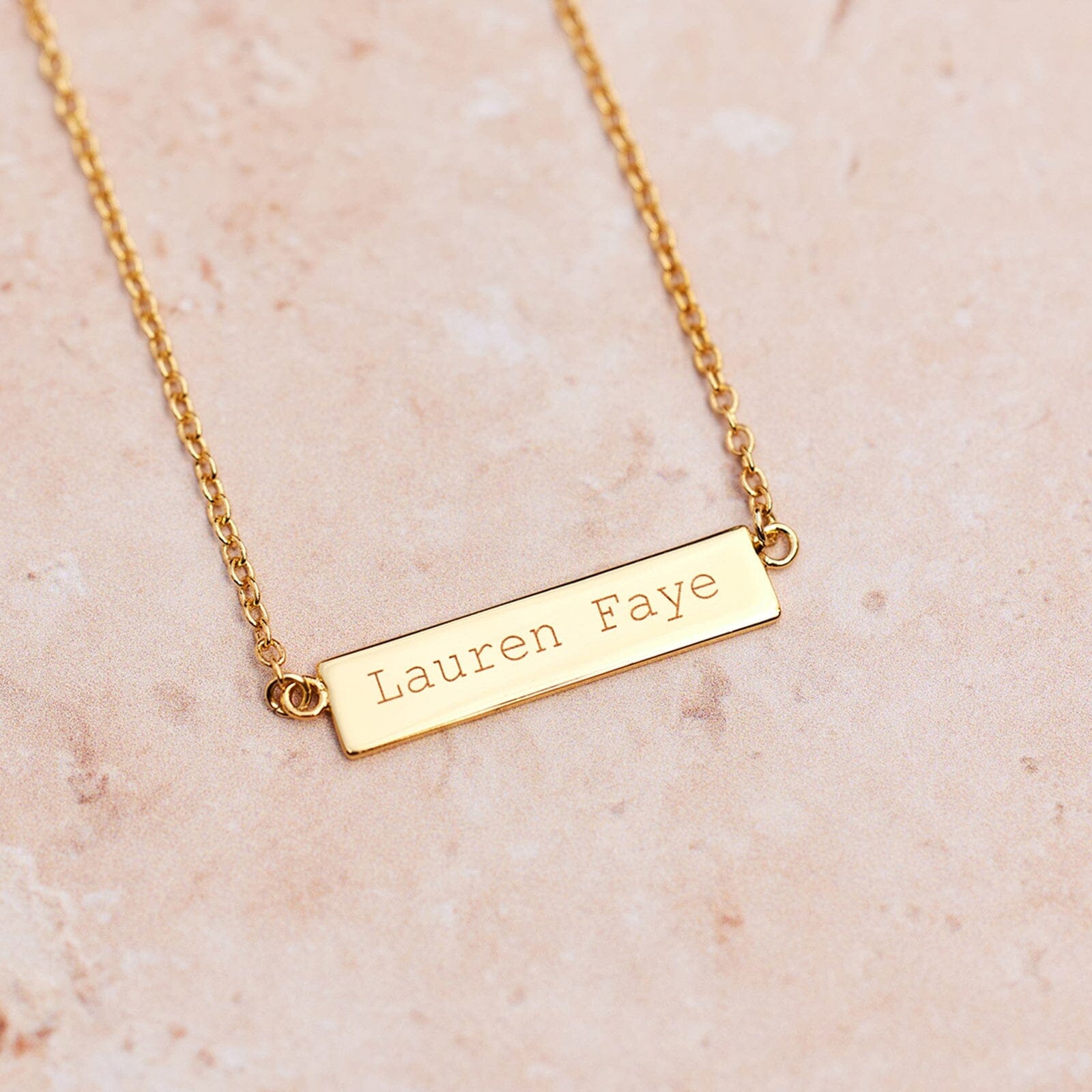 Engravable Bar Necklace - Image 8
