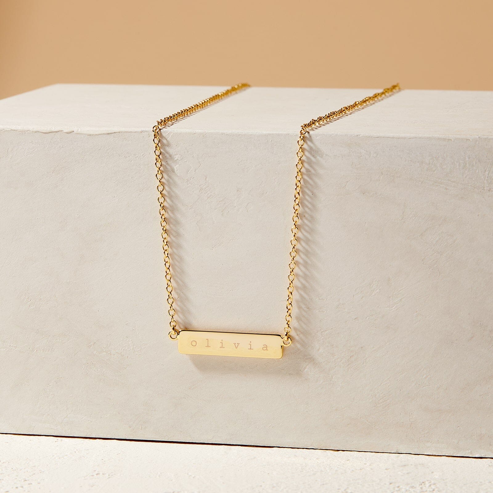 Engravable Bar Necklace - Image 7