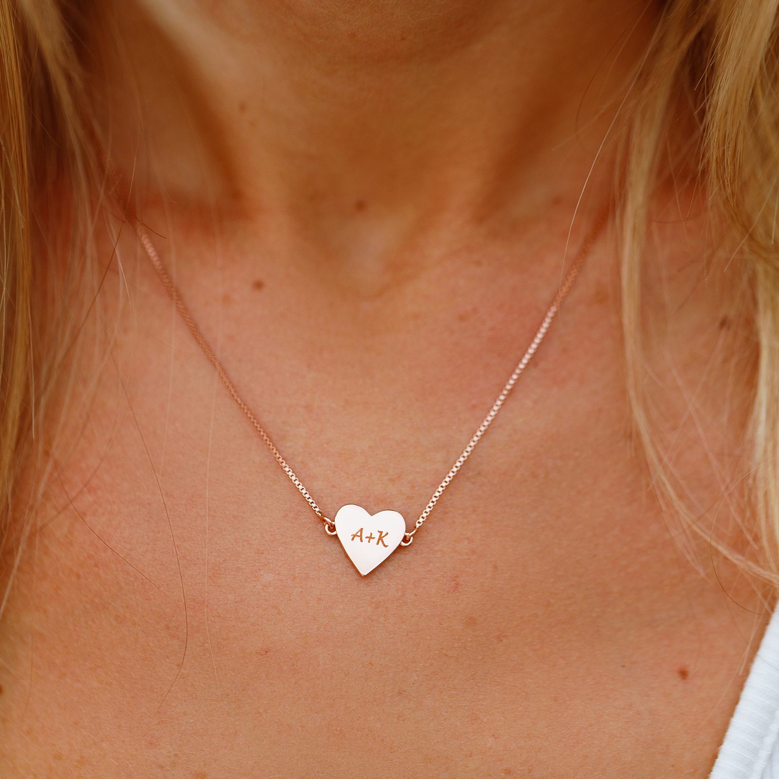 Engravable Heart Choker - Image 6