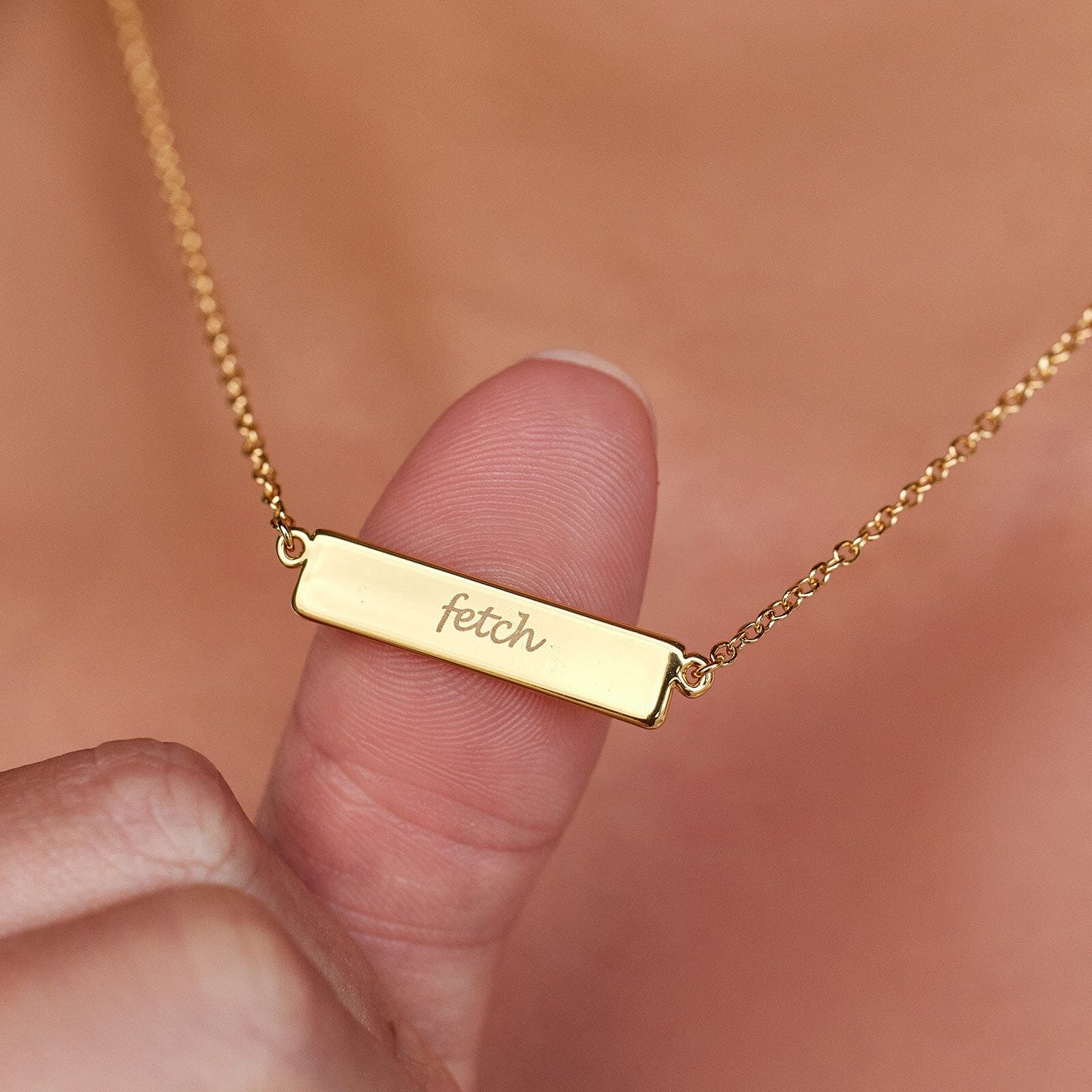 Engravable Bar Necklace - Image 10