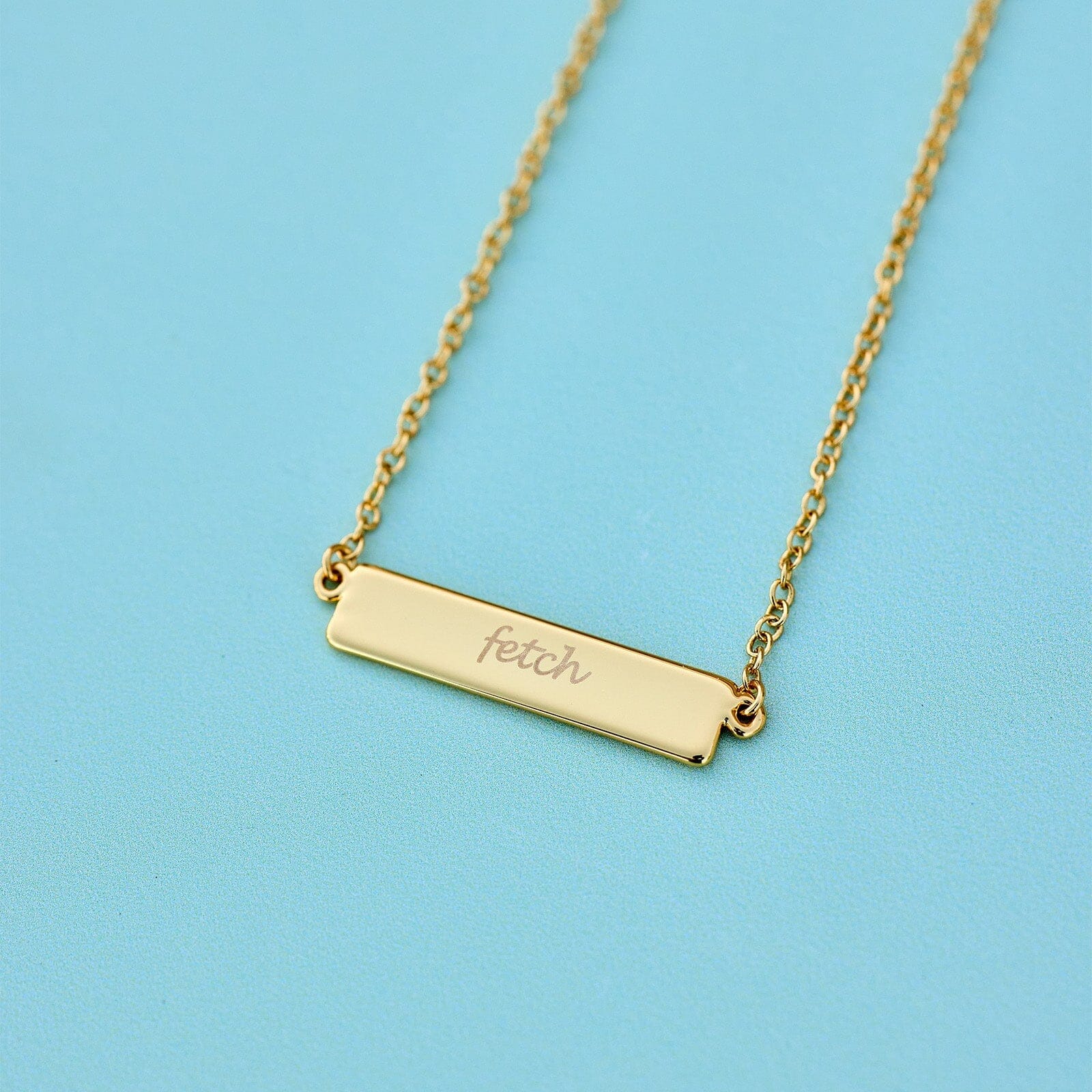 Engravable Bar Necklace - Image 5