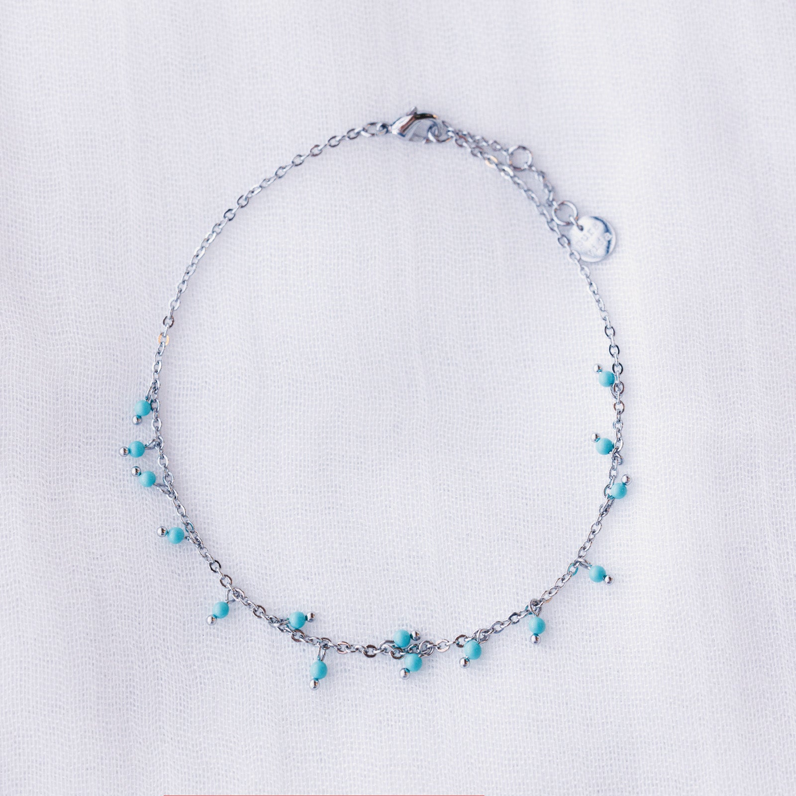 Floating Gemstone Anklet - Image 7
