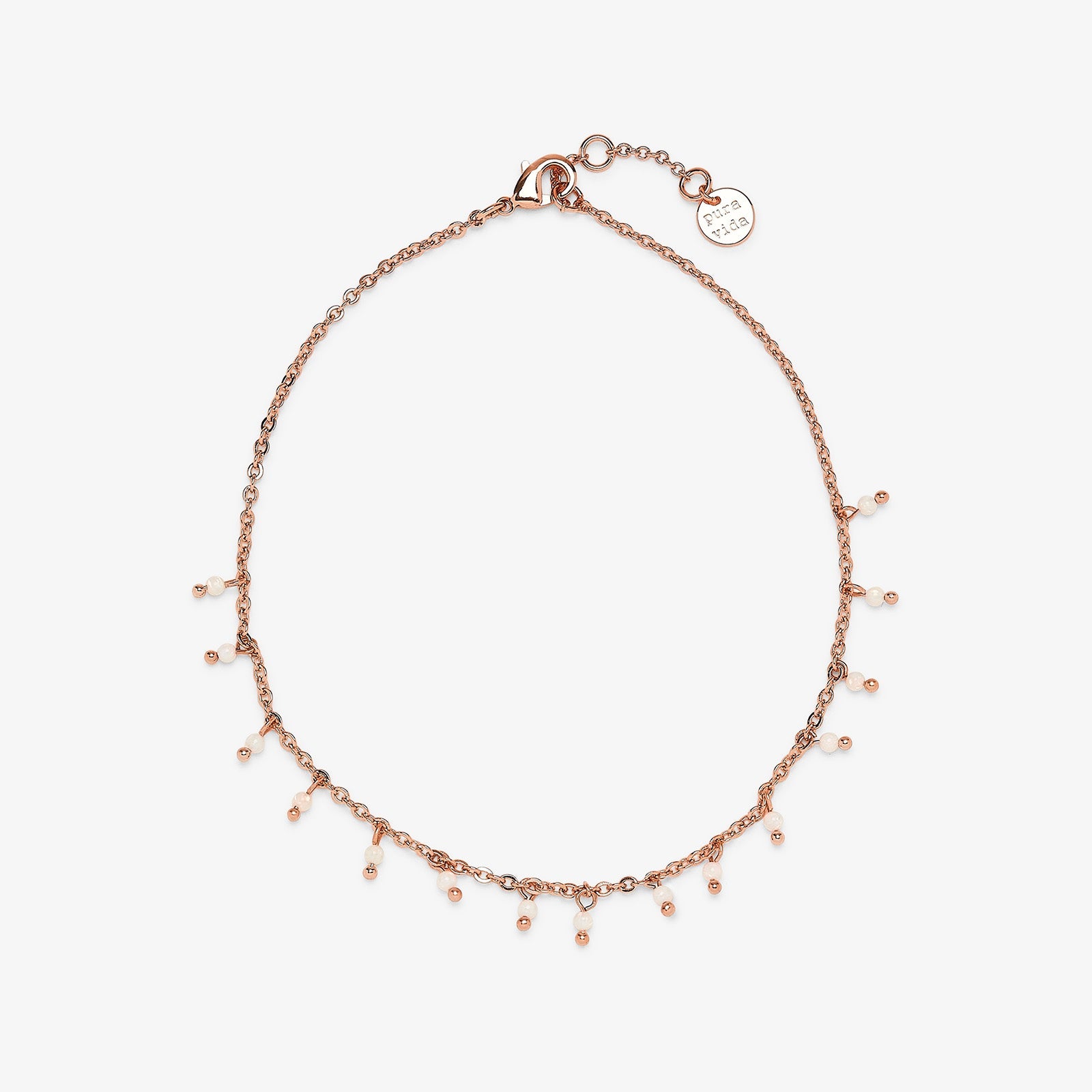Floating Gemstone Anklet - Image 2