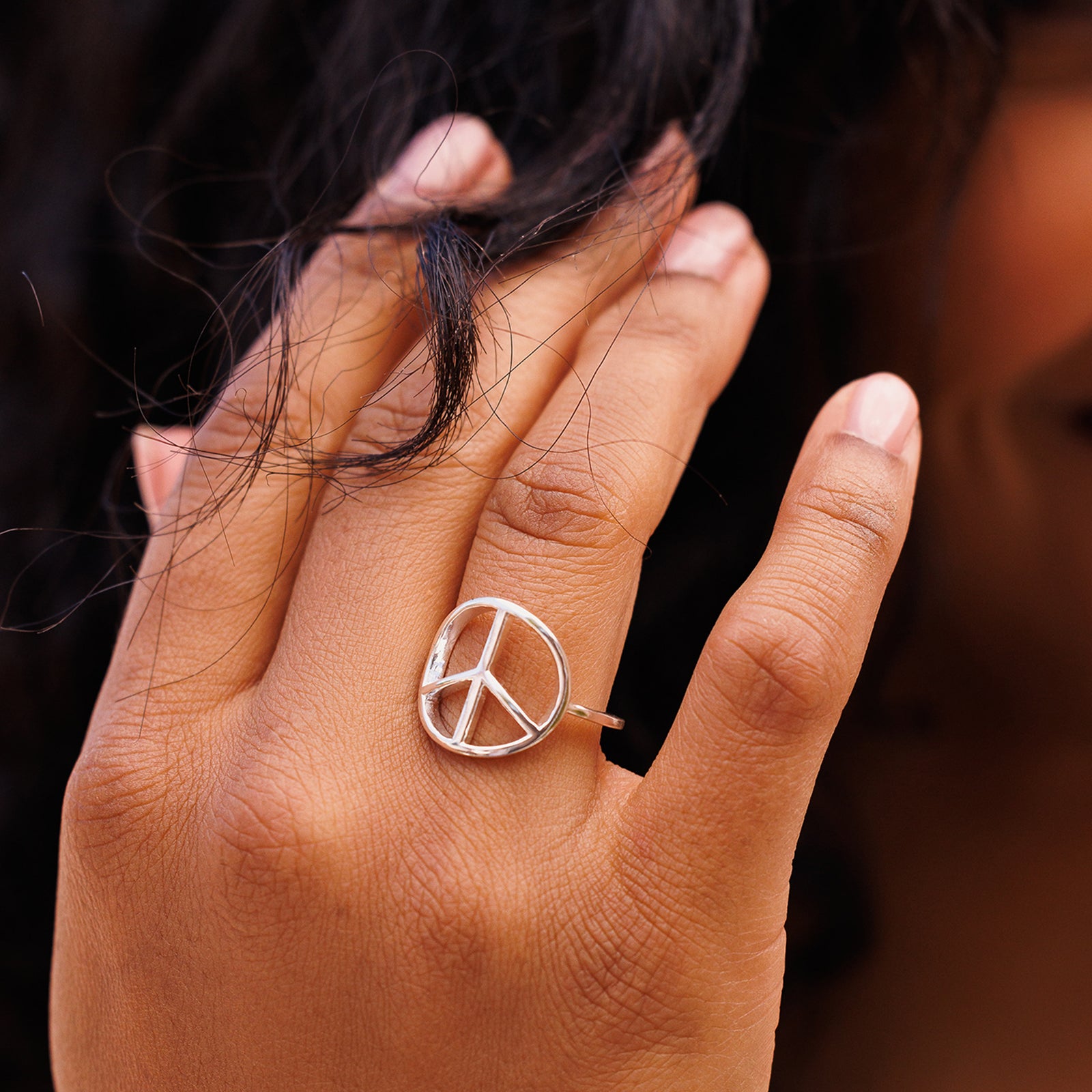 Peace Sign Ring - Image 2