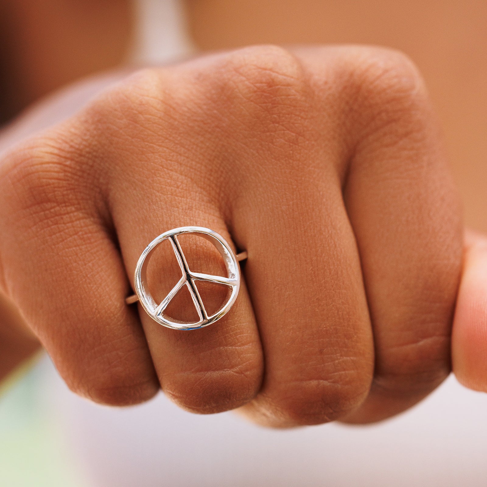 Peace Sign Ring - Image 3