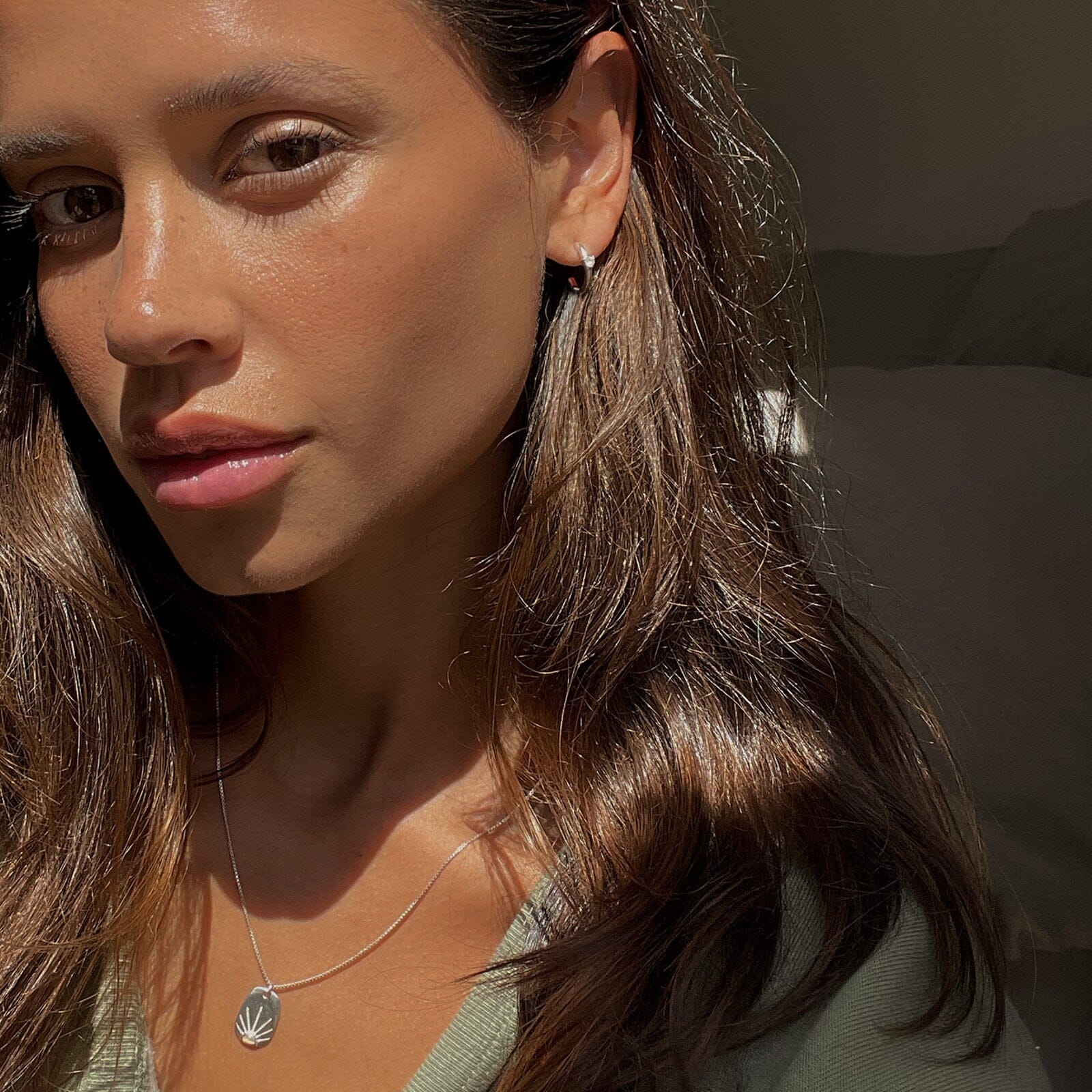 Sunshine Tag Chain Necklace - Image 4