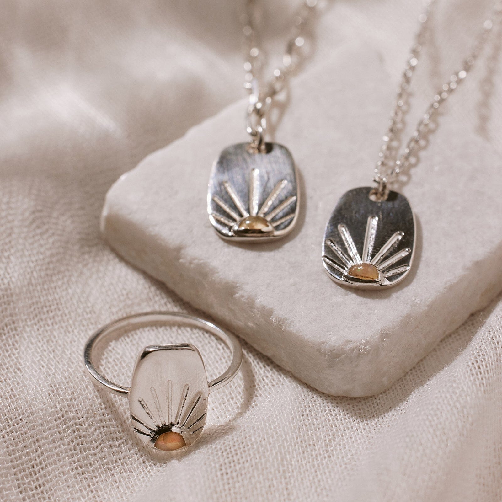 Sunshine Tag Chain Necklace - Image 6
