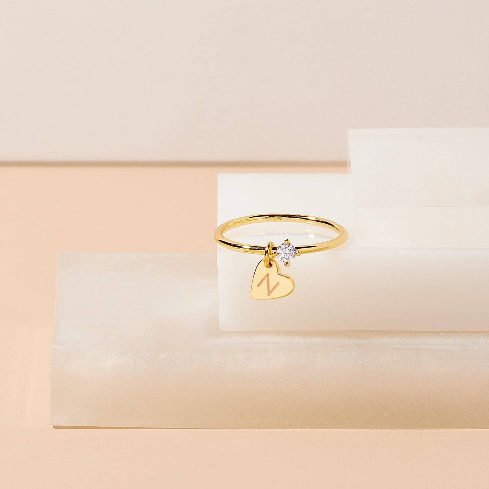 Engravable Heart Ring - Image 4