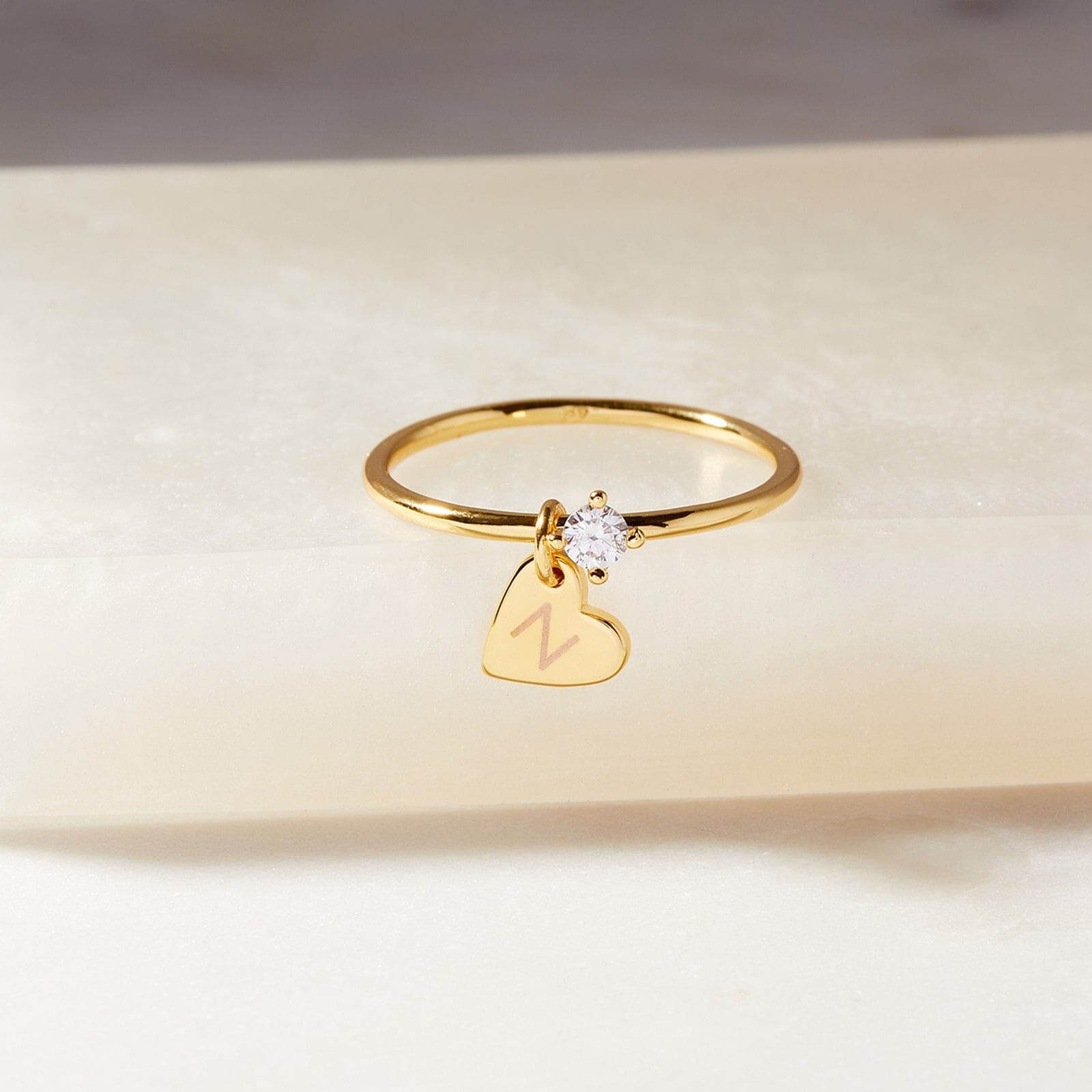 Engravable Heart Ring - Image 3