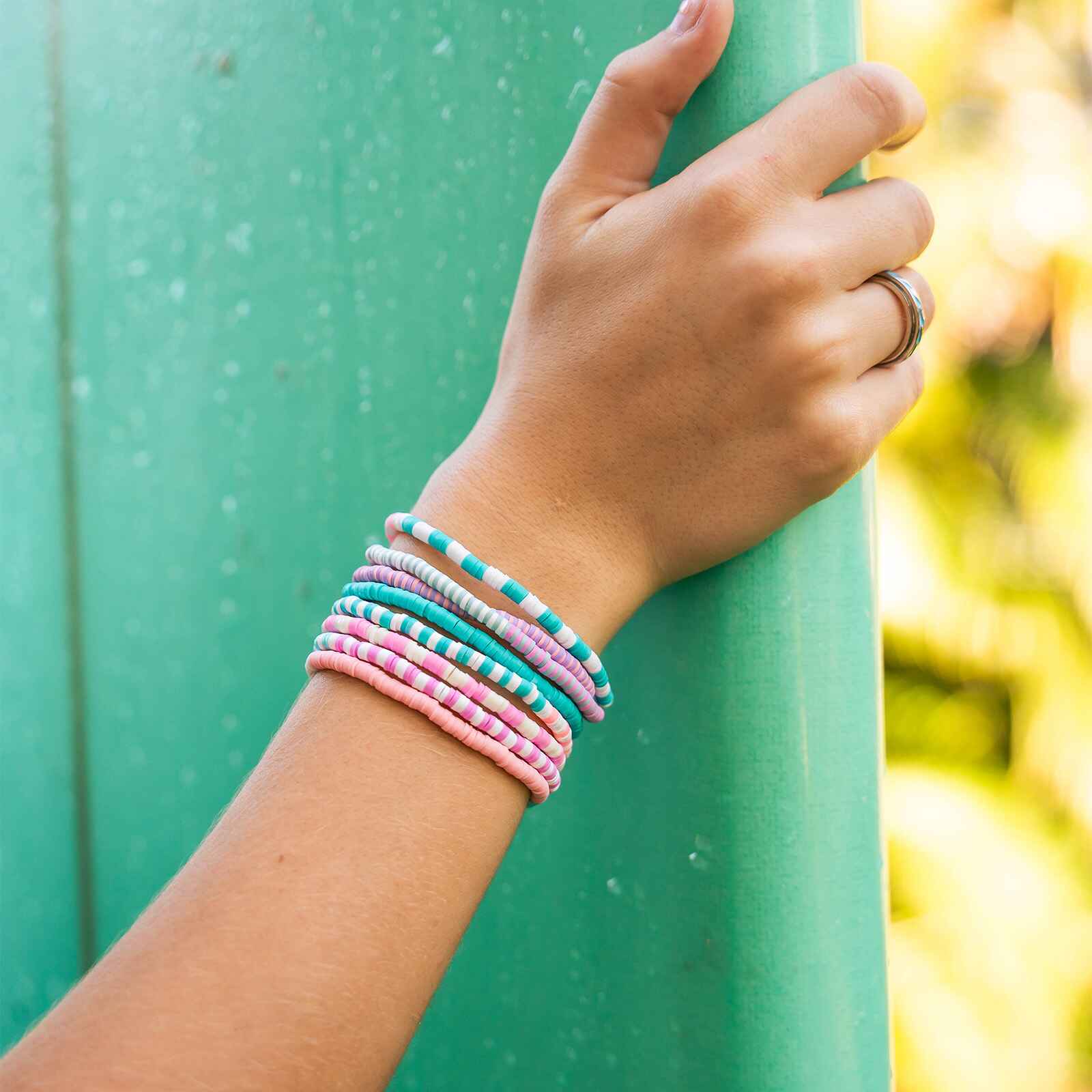 Spring Break Stretch Bracelet Set of 8 - Image 3