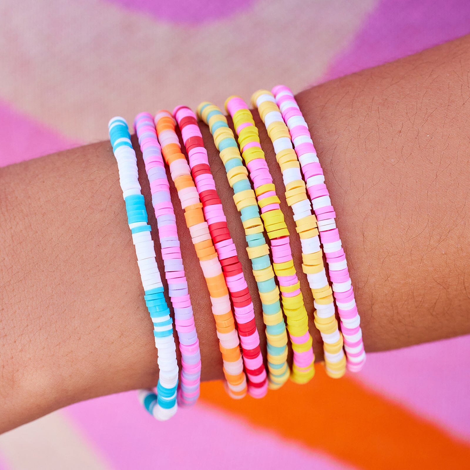 Vacation Vibes Stretch Bracelet Set of 8 - Image 2