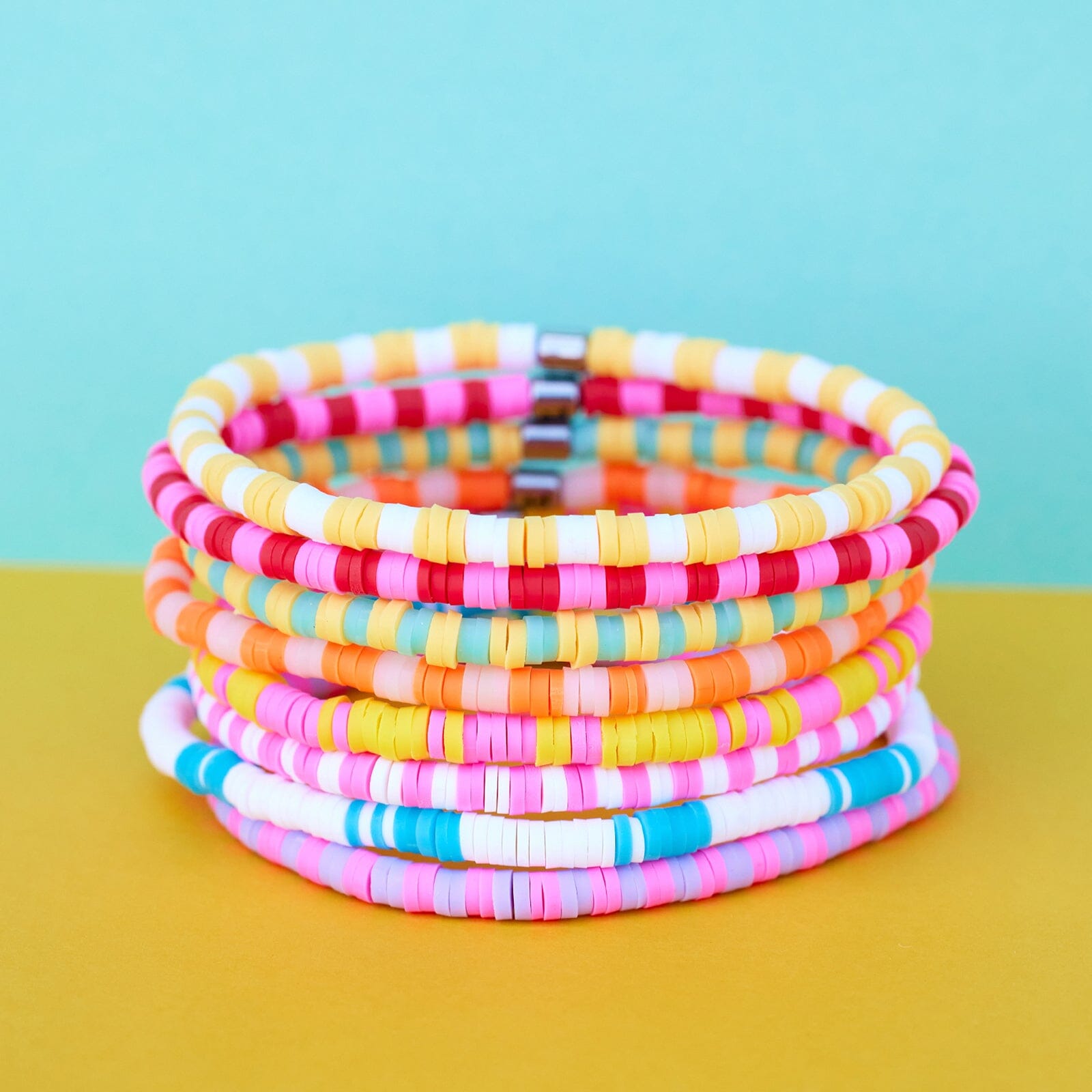 Vacation Vibes Stretch Bracelet Set of 8 - Image 8