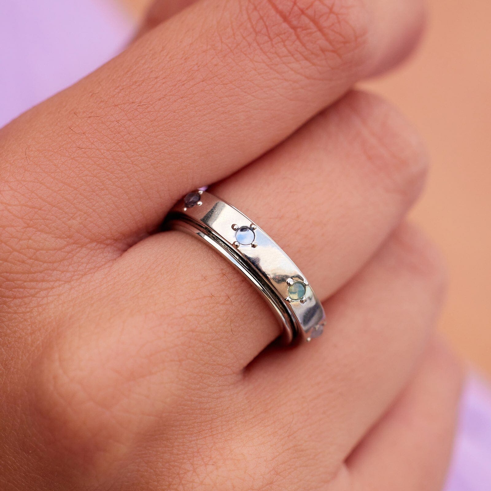 Mental Health Awareness Fidget Ring - Image 7