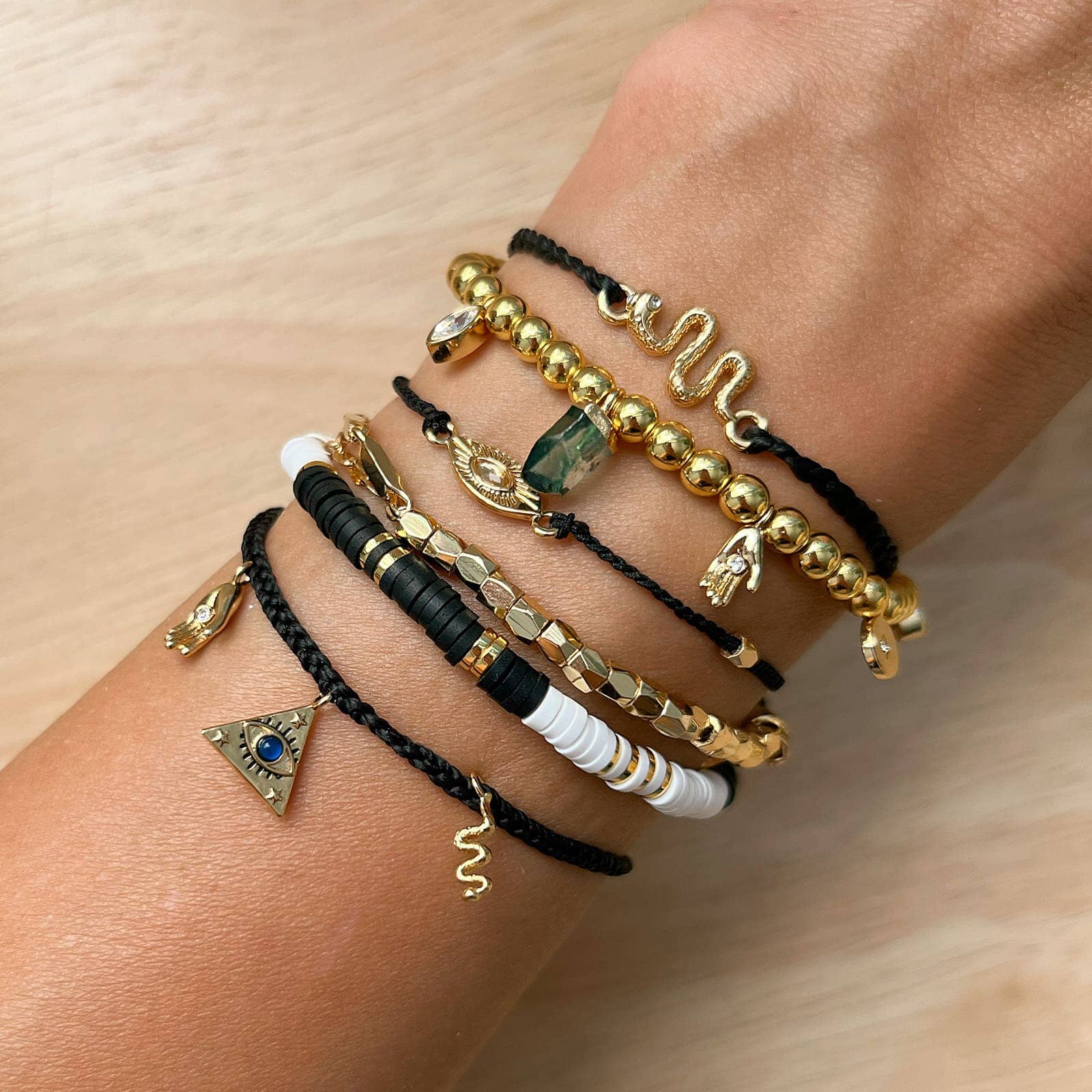 Mystics Mixed Gold Charm Bracelet - Image 8