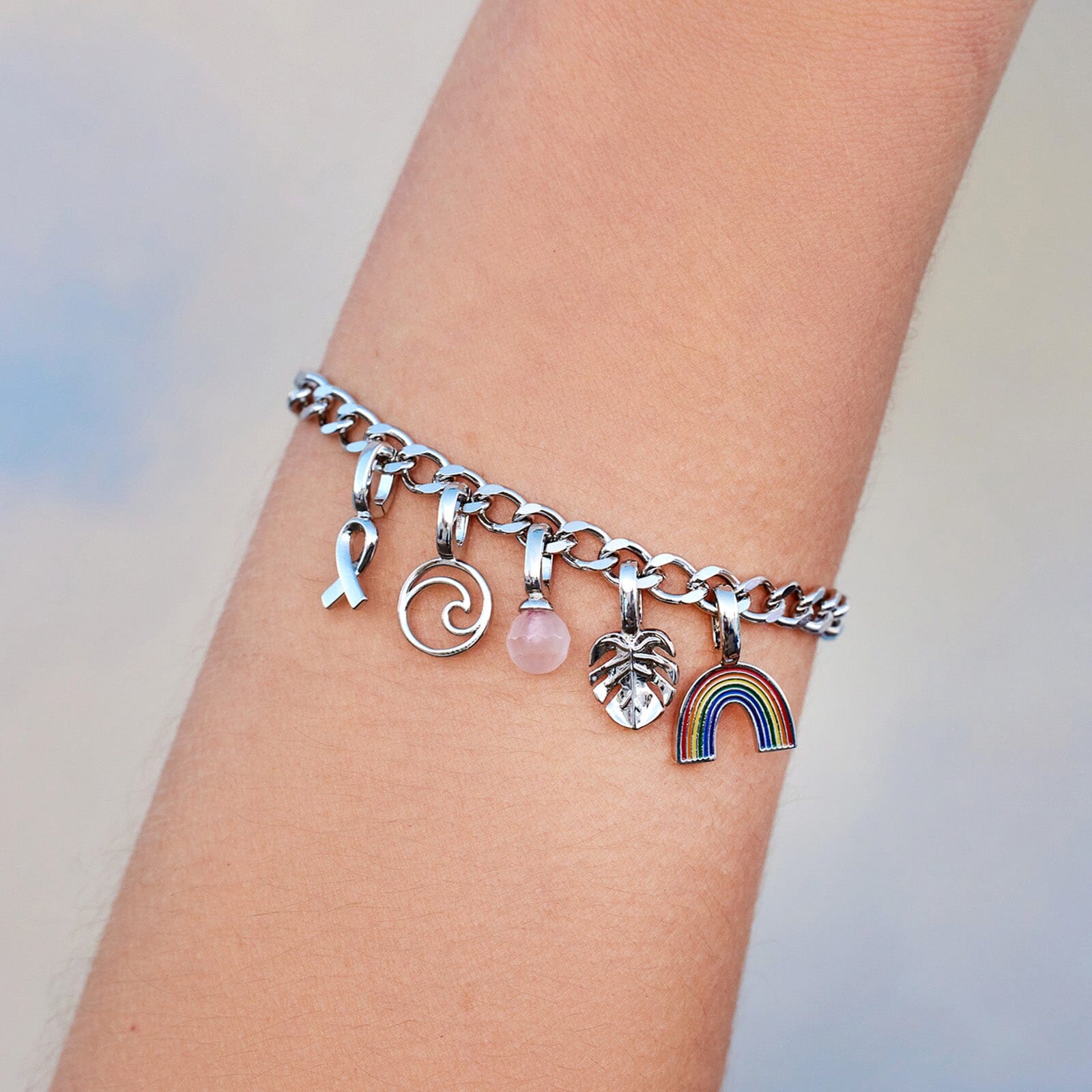 Harper Charity Rose Quartz Charm - Image 3