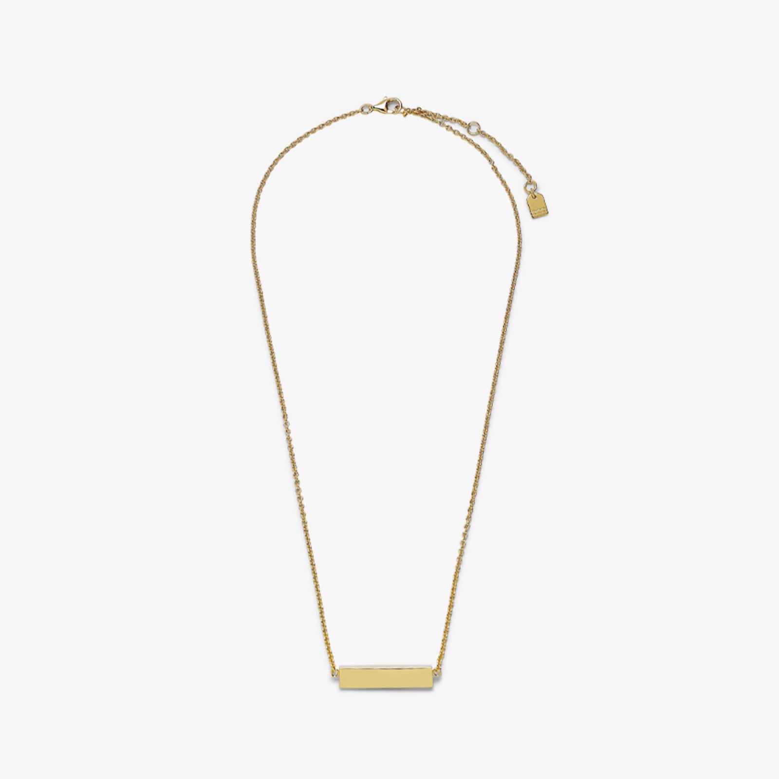 Demi-Fine Engravable Bar Necklace - Image 12