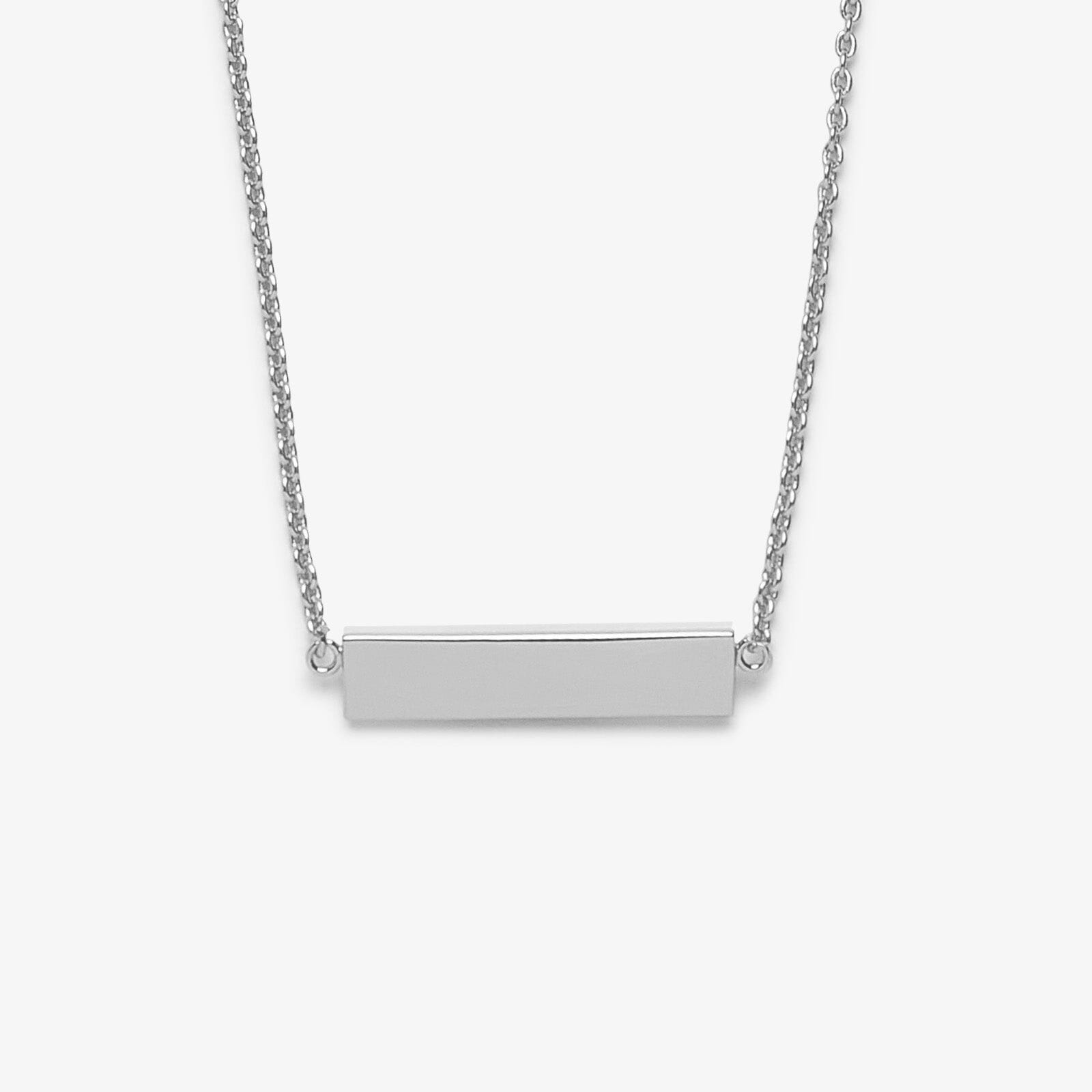 Demi-Fine Engravable Bar Necklace - Image 2