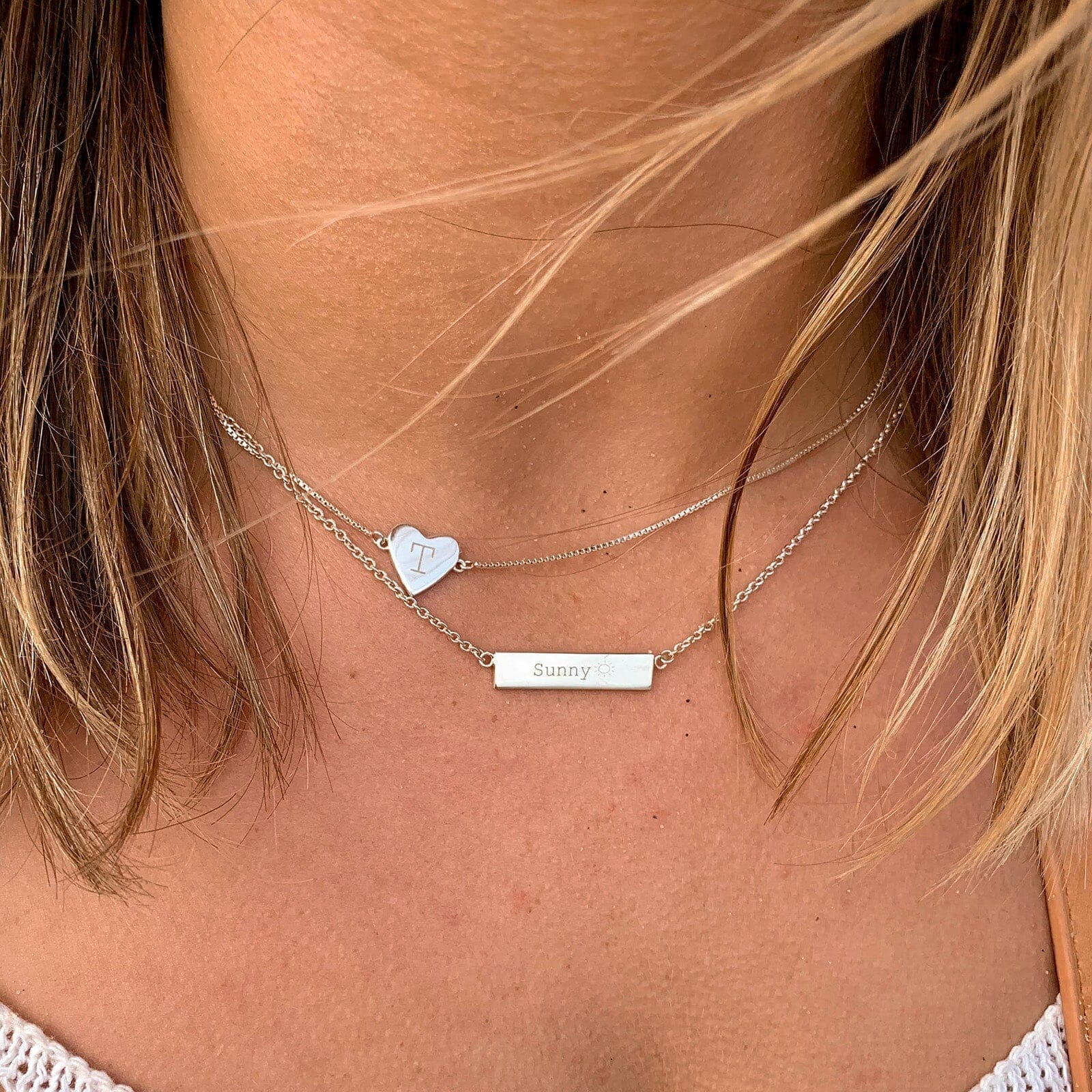 Demi-Fine Engravable Bar Necklace - Image 10