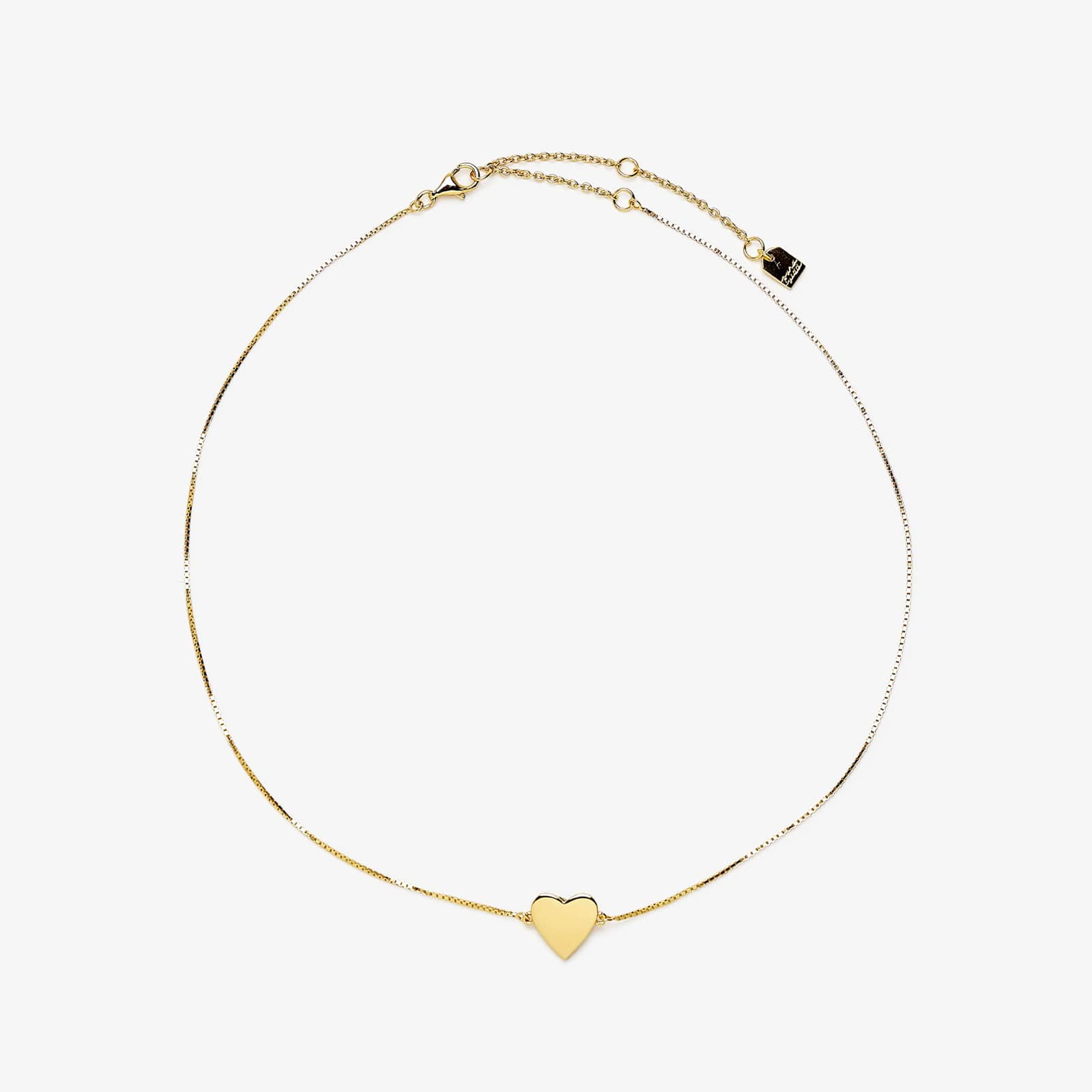 Demi-Fine Engravable Heart Choker - Image 11
