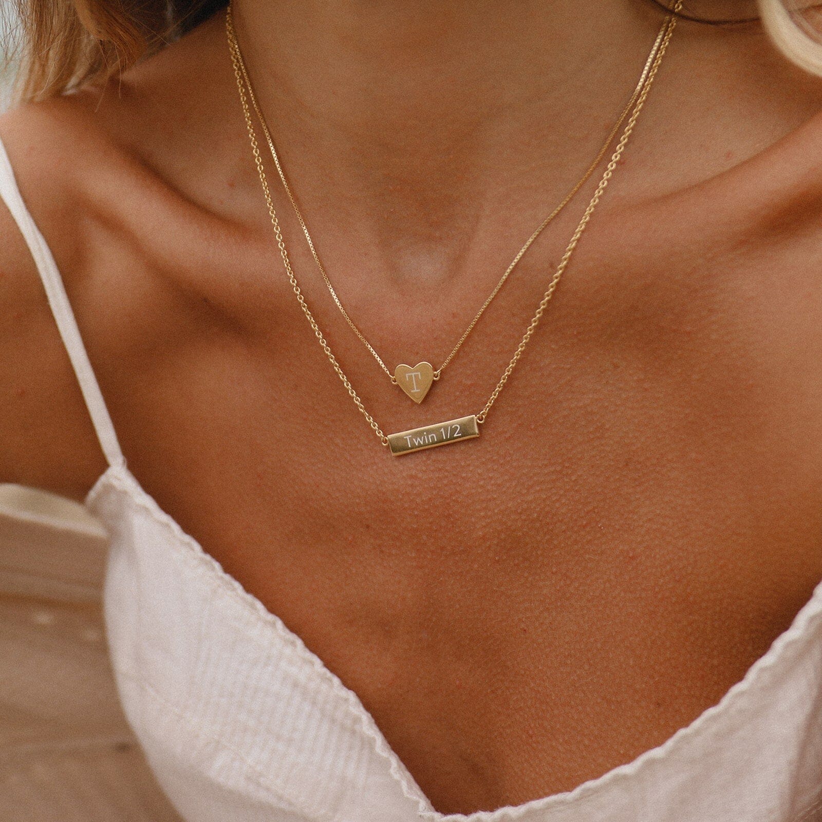 Demi-Fine Engravable Heart Choker - Image 13
