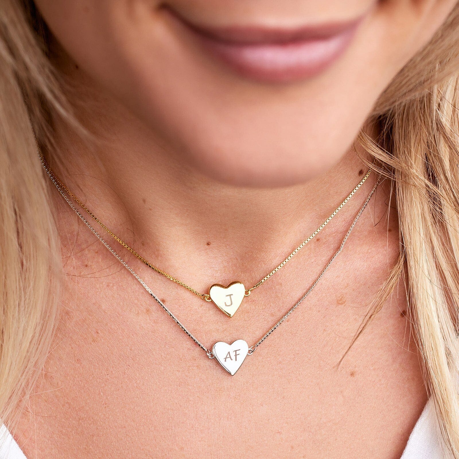 Demi-Fine Engravable Heart Choker - Image 14