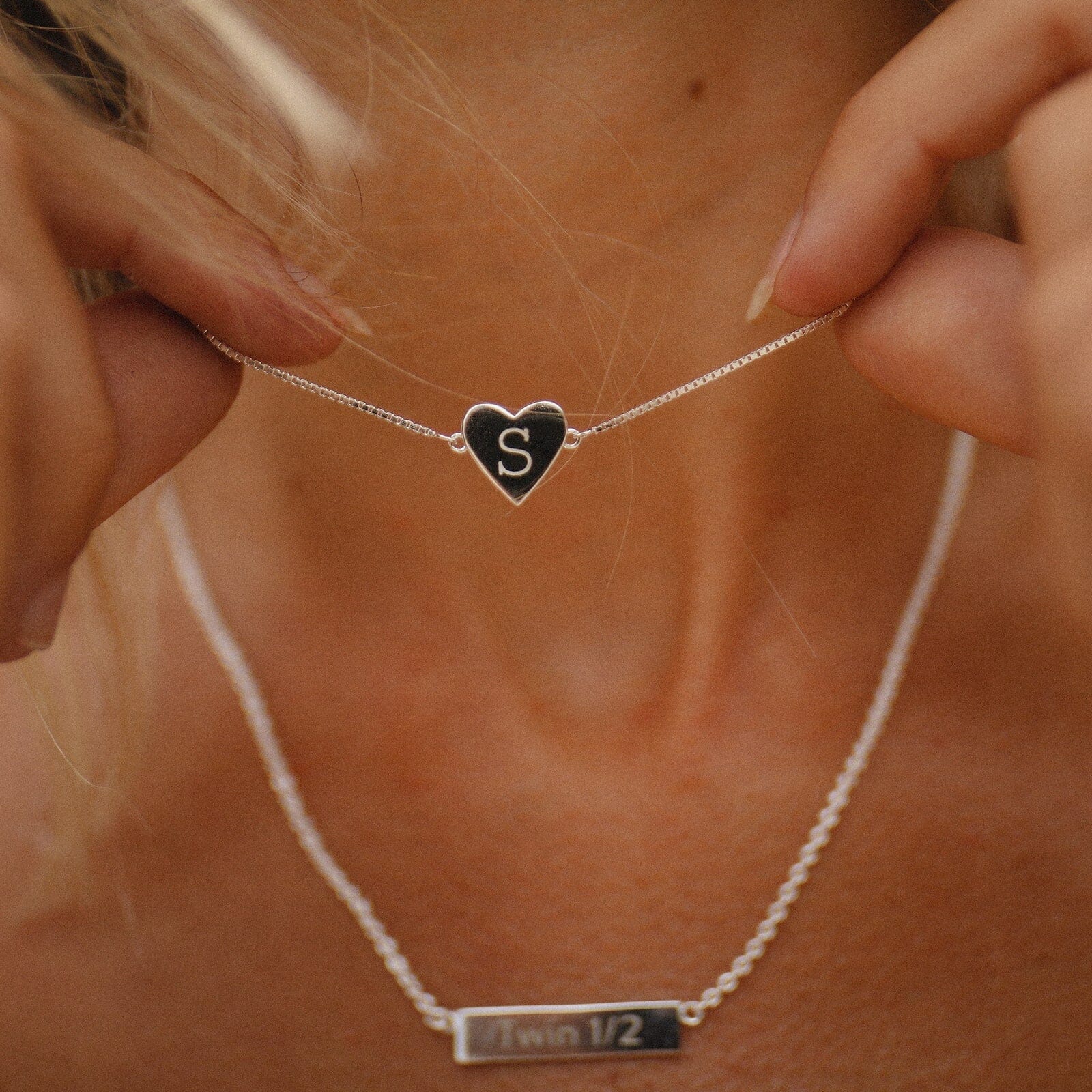 Demi-Fine Engravable Heart Choker - Image 9