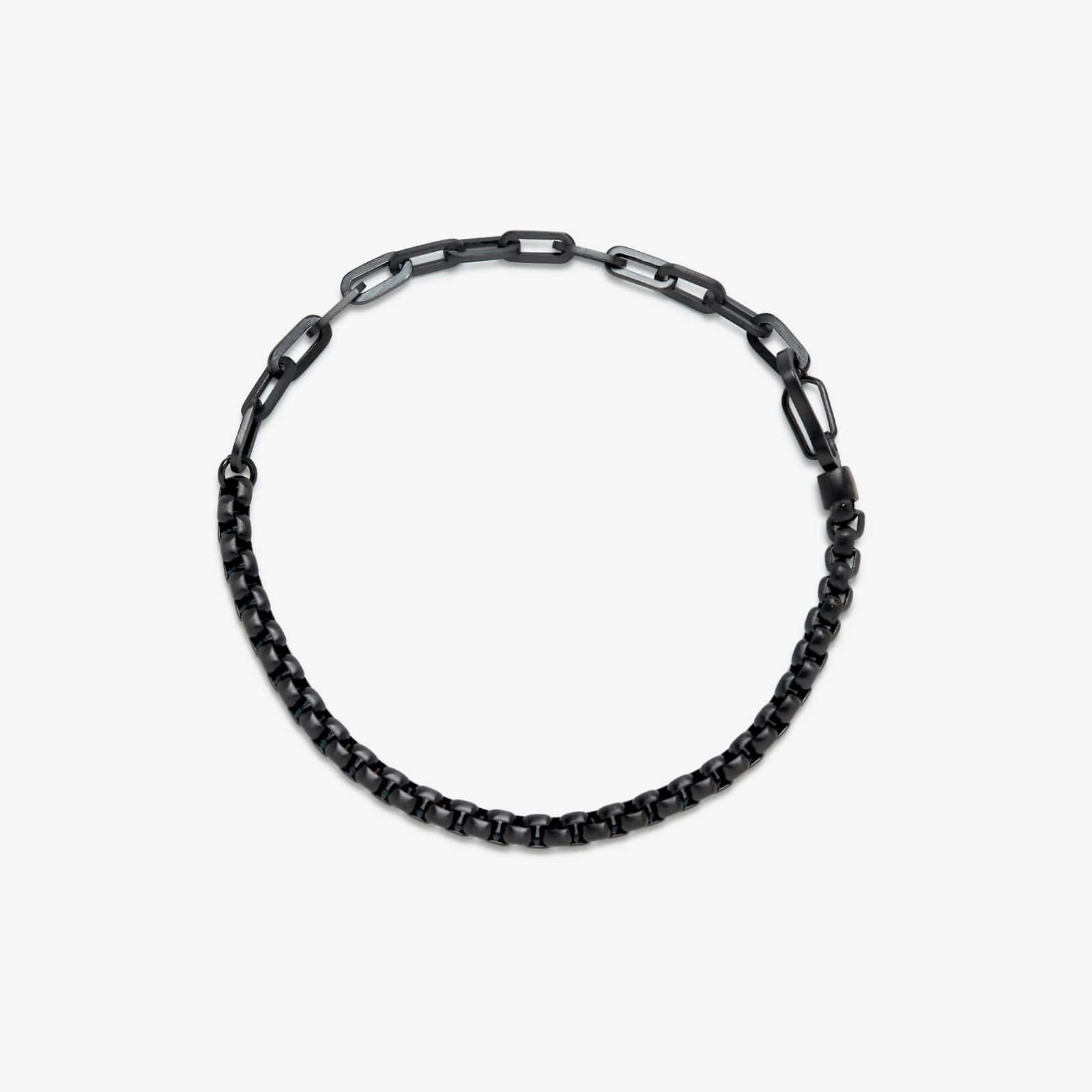 Men's Carabiner Clasp Chain Bracelet - Image 3
