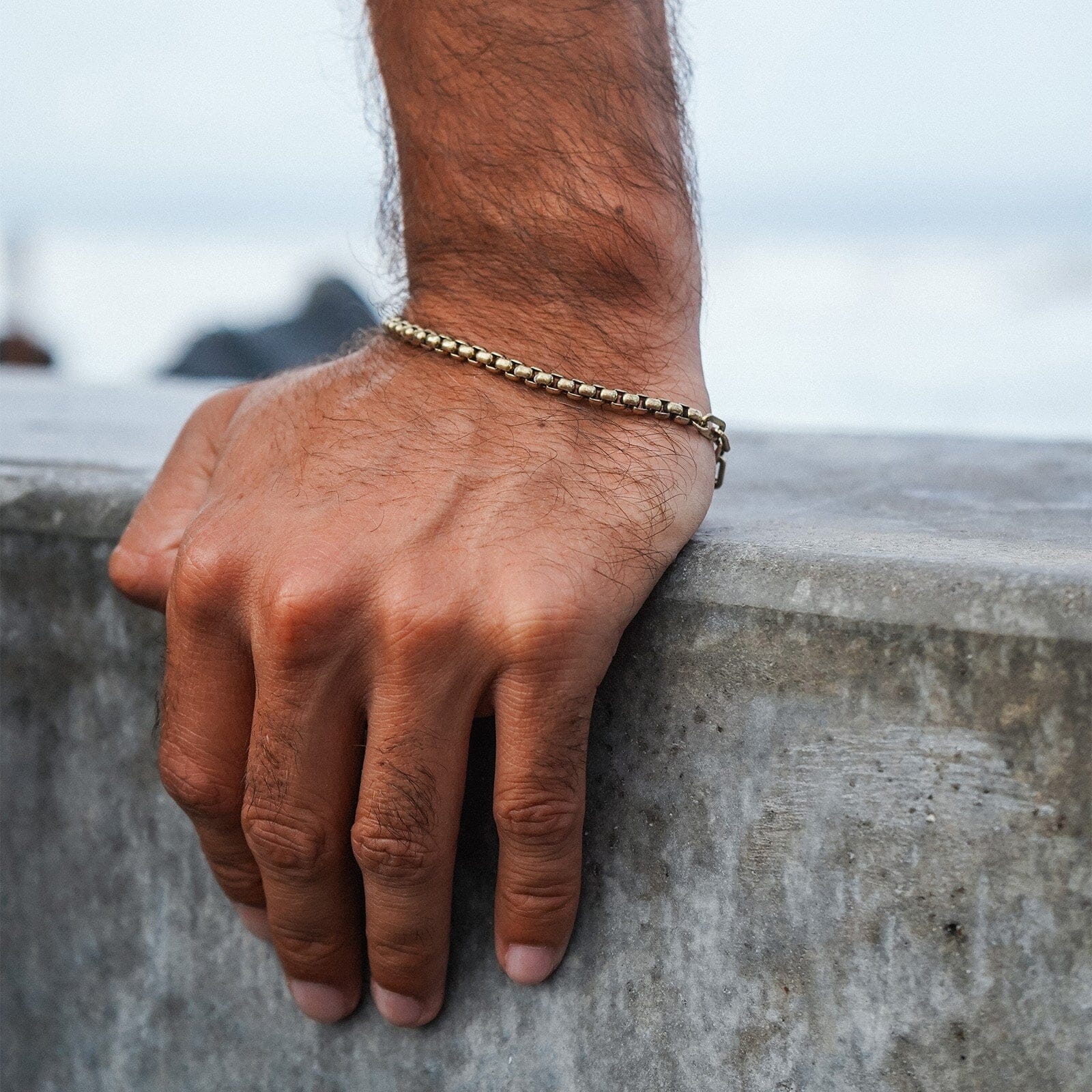 Men's Carabiner Clasp Chain Bracelet - Image 11