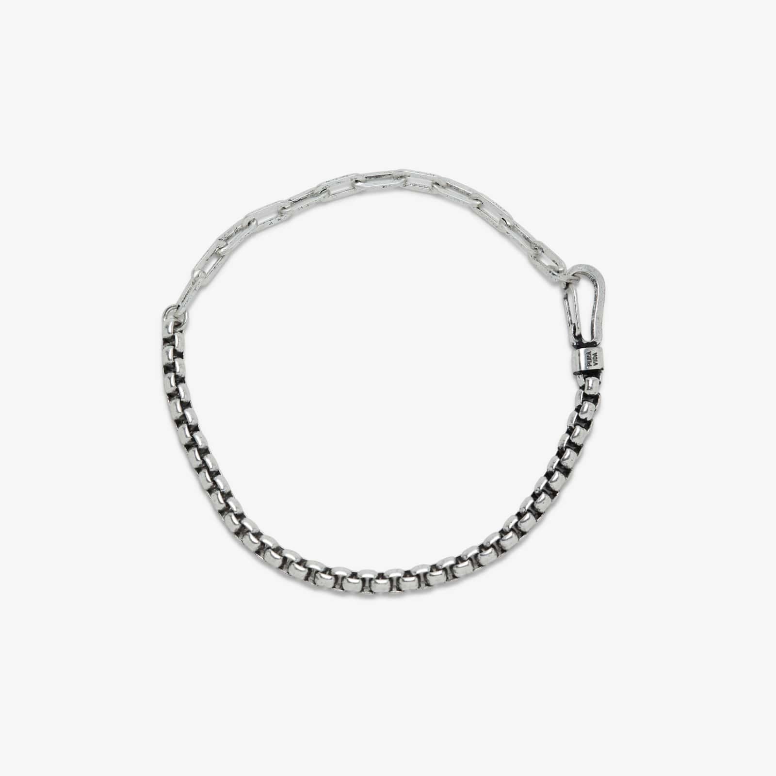 Men's Carabiner Clasp Chain Bracelet - Image 2