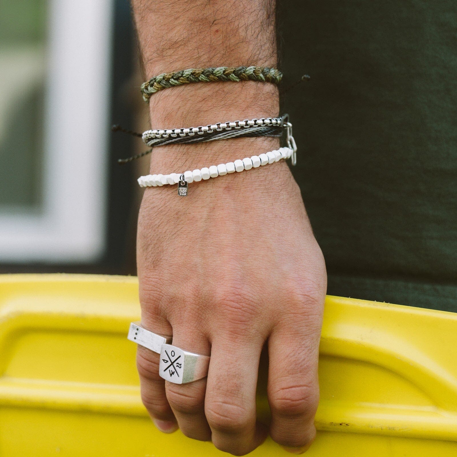 Men's Carabiner Clasp Chain Bracelet - Image 7