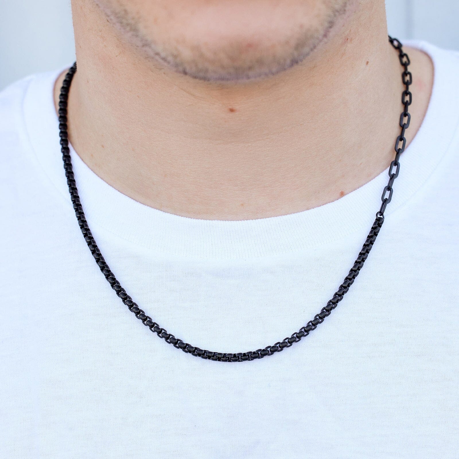 Men's Rolo Chain Necklace - Image 10