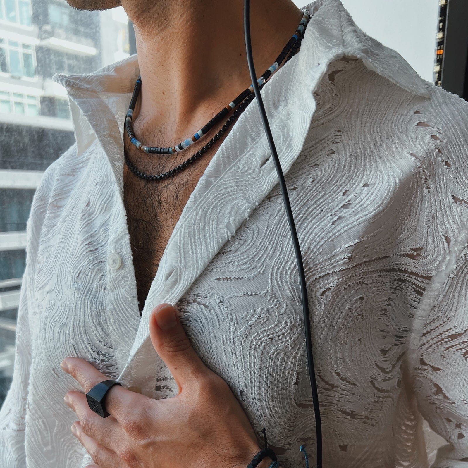 Men's Rolo Chain Necklace - Image 9