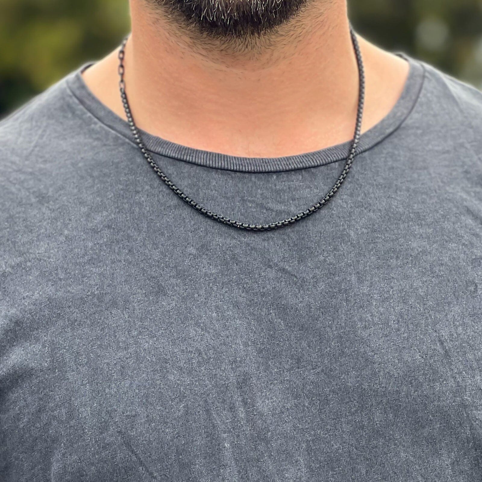 Men's Rolo Chain Necklace - Image 4