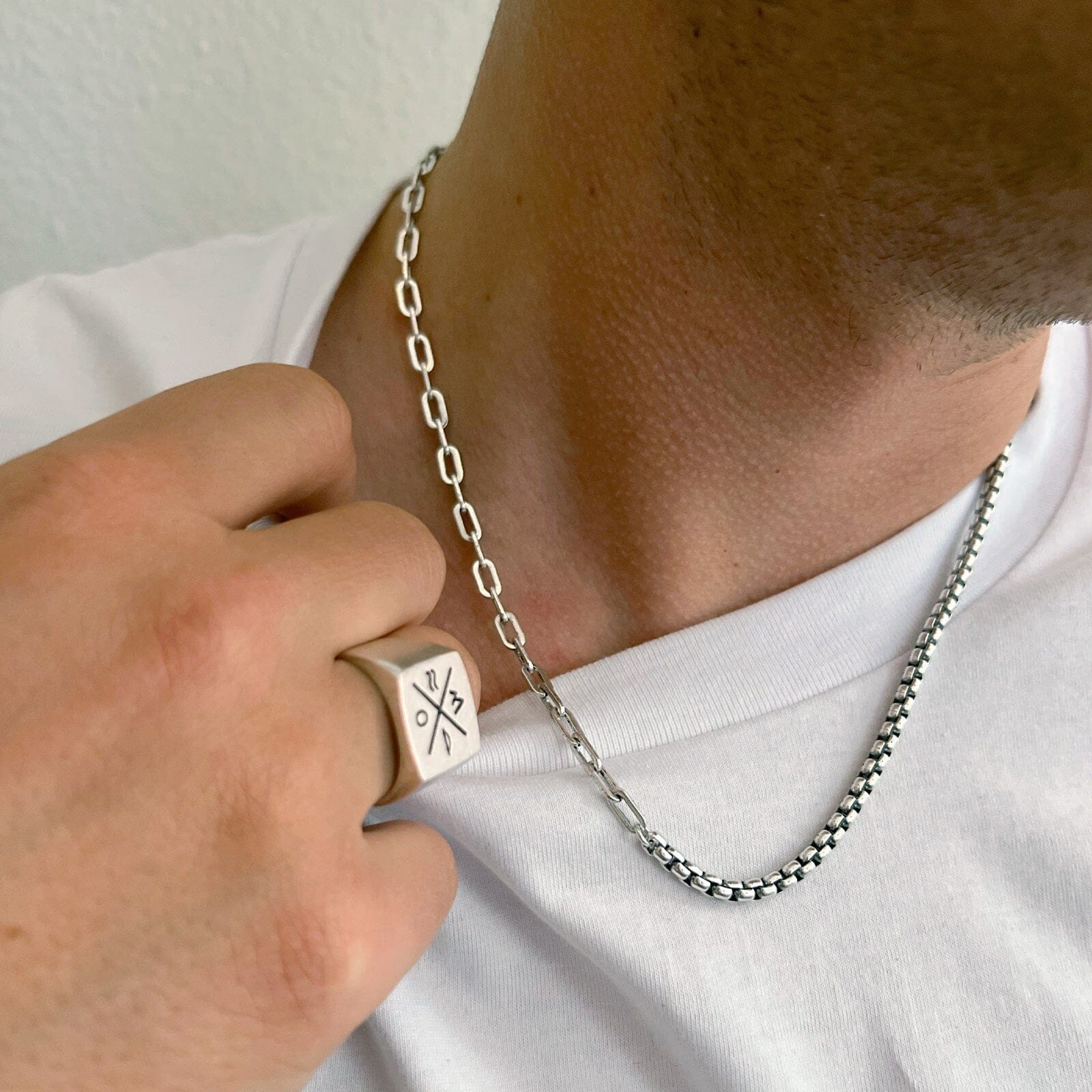 Men's Rolo Chain Necklace - Image 3