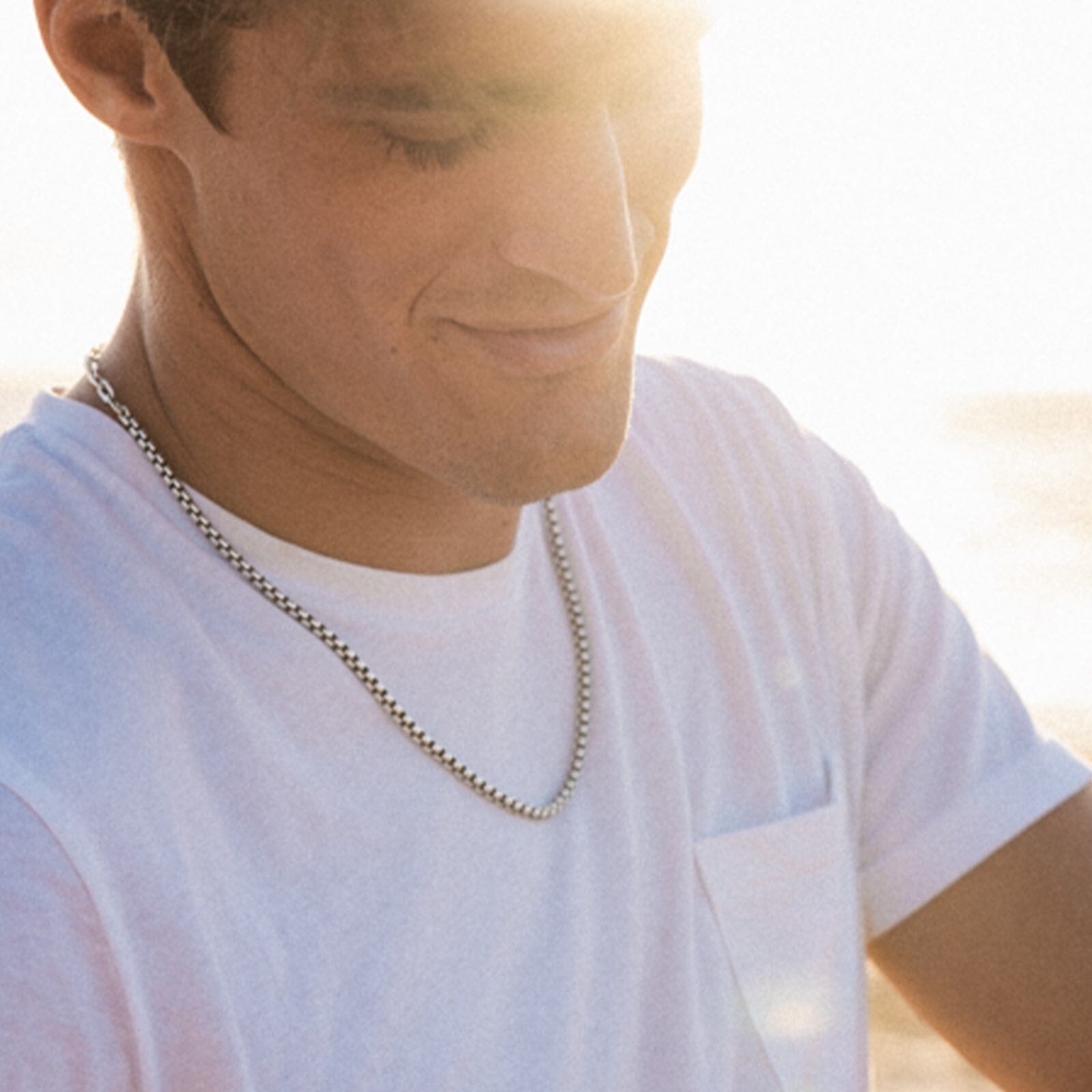 Men's Rolo Chain Necklace - Image 8