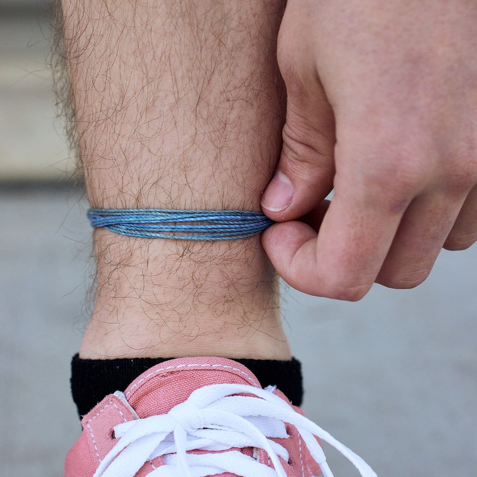 Men's Alpine Blue Anklet - Image 8