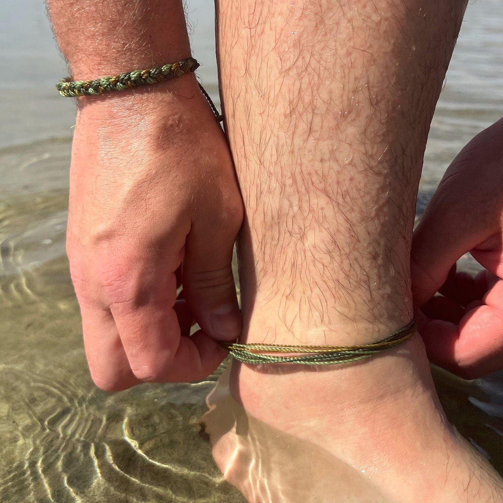 Men's Olive Anklet - Image 6