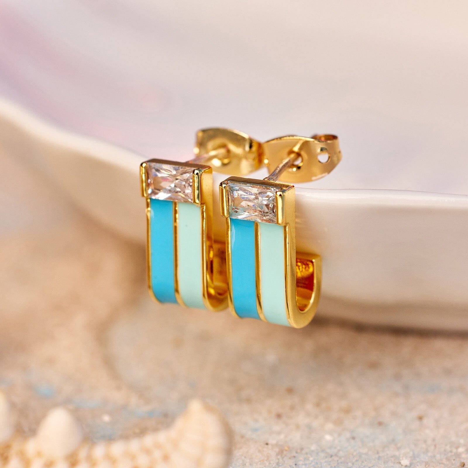 Meridian Huggie Earrings - Image 3