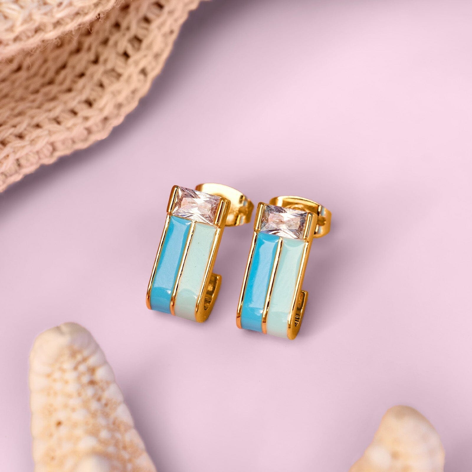 Meridian Huggie Earrings - Image 4