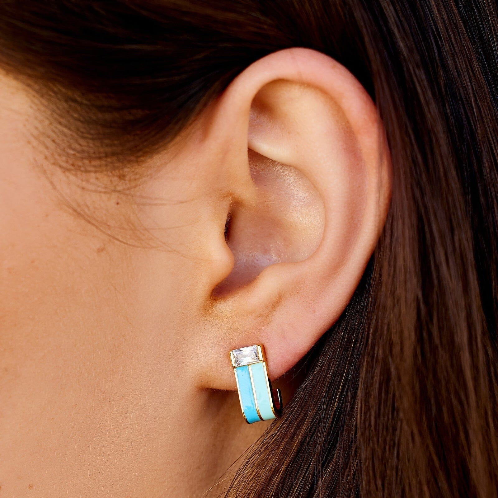 Meridian Huggie Earrings - Image 2