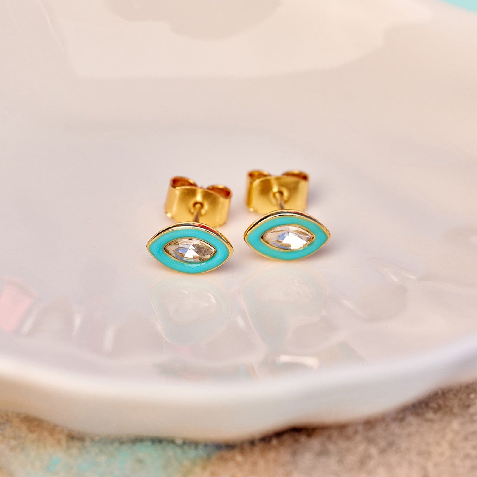 Cerulean Stud Earrings - Image 4