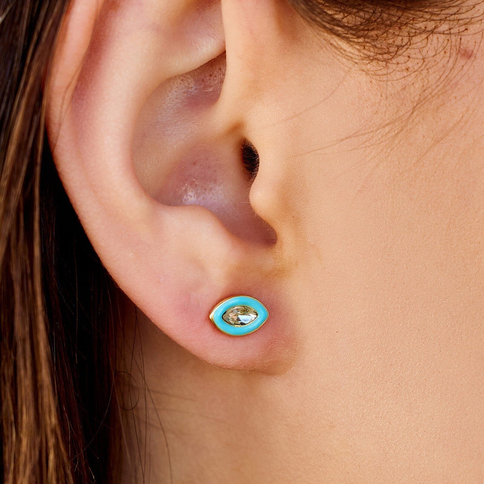 Cerulean Stud Earrings - Image 2