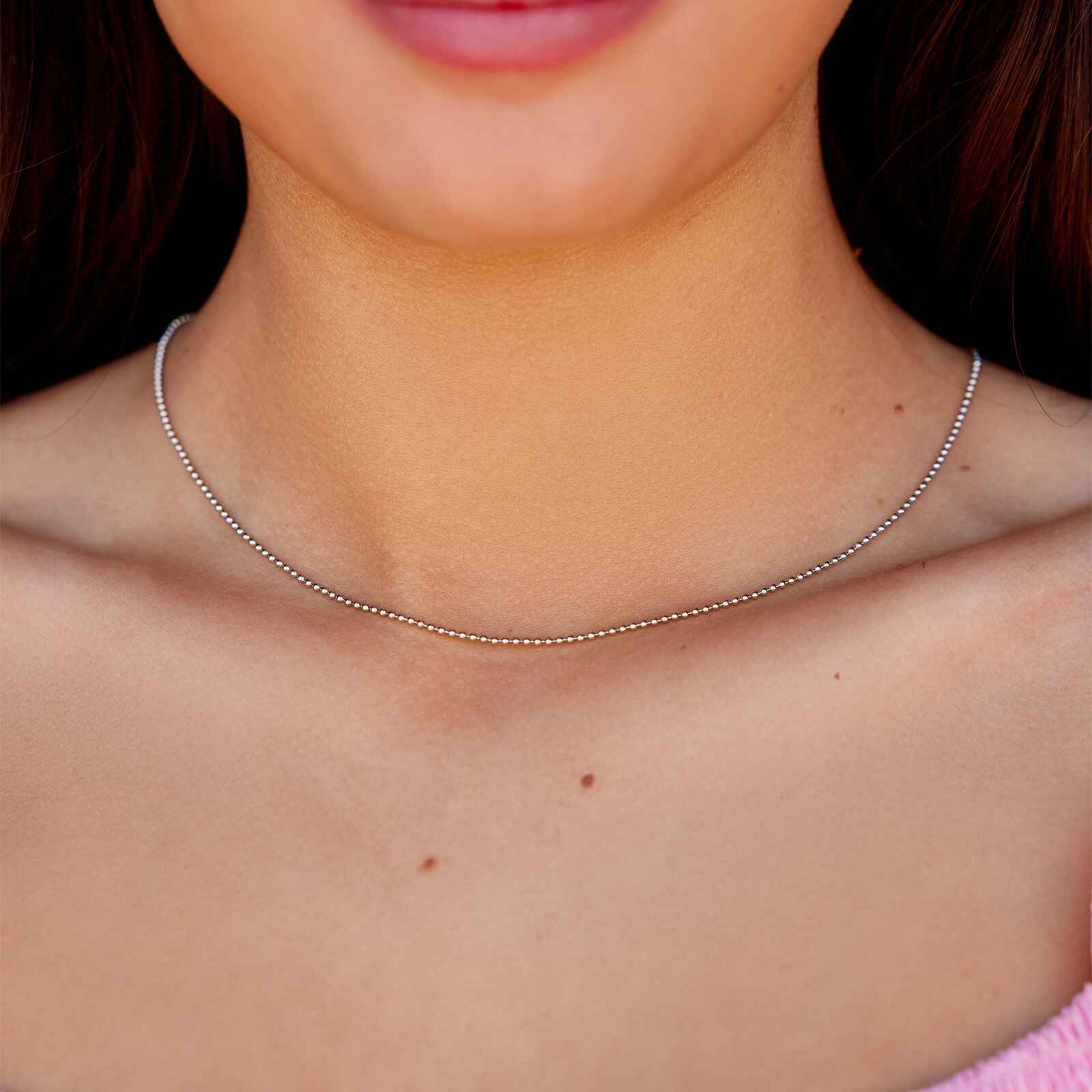 Harper Ball Chain Necklace - Image 13
