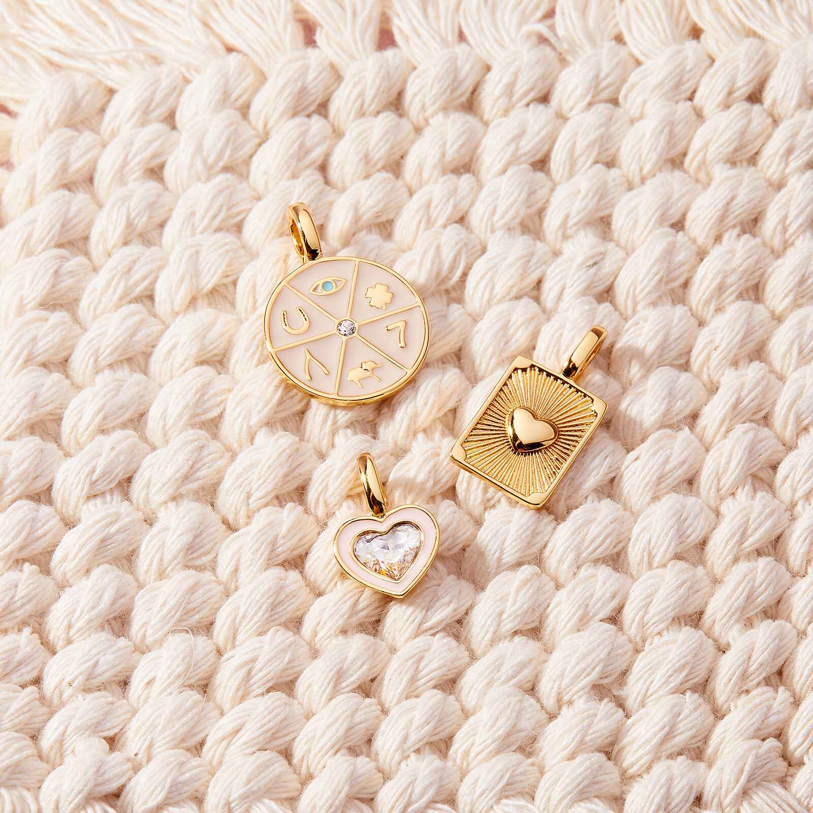 Harper Stone & Enamel Heart Charm - Image 10