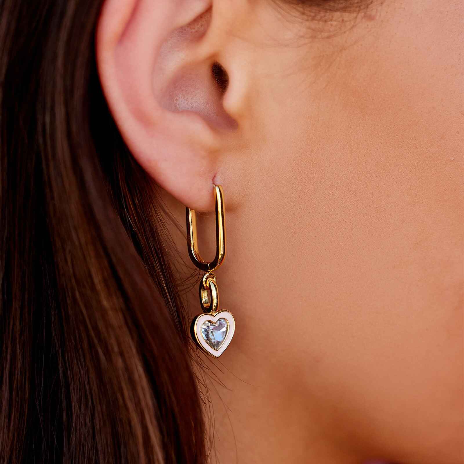 Harper Stone & Enamel Heart Charm - Image 5