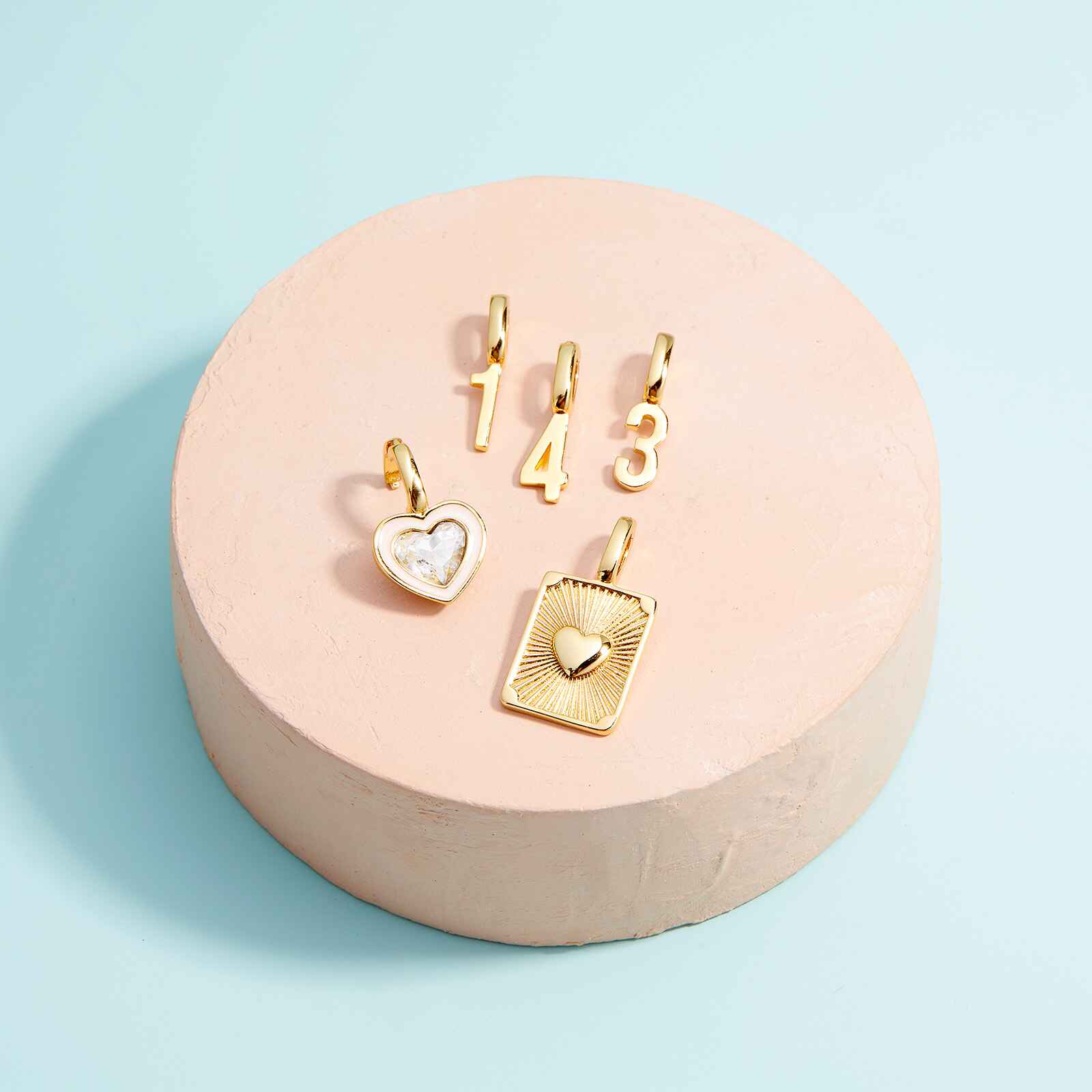 Harper Stone & Enamel Heart Charm - Image 9