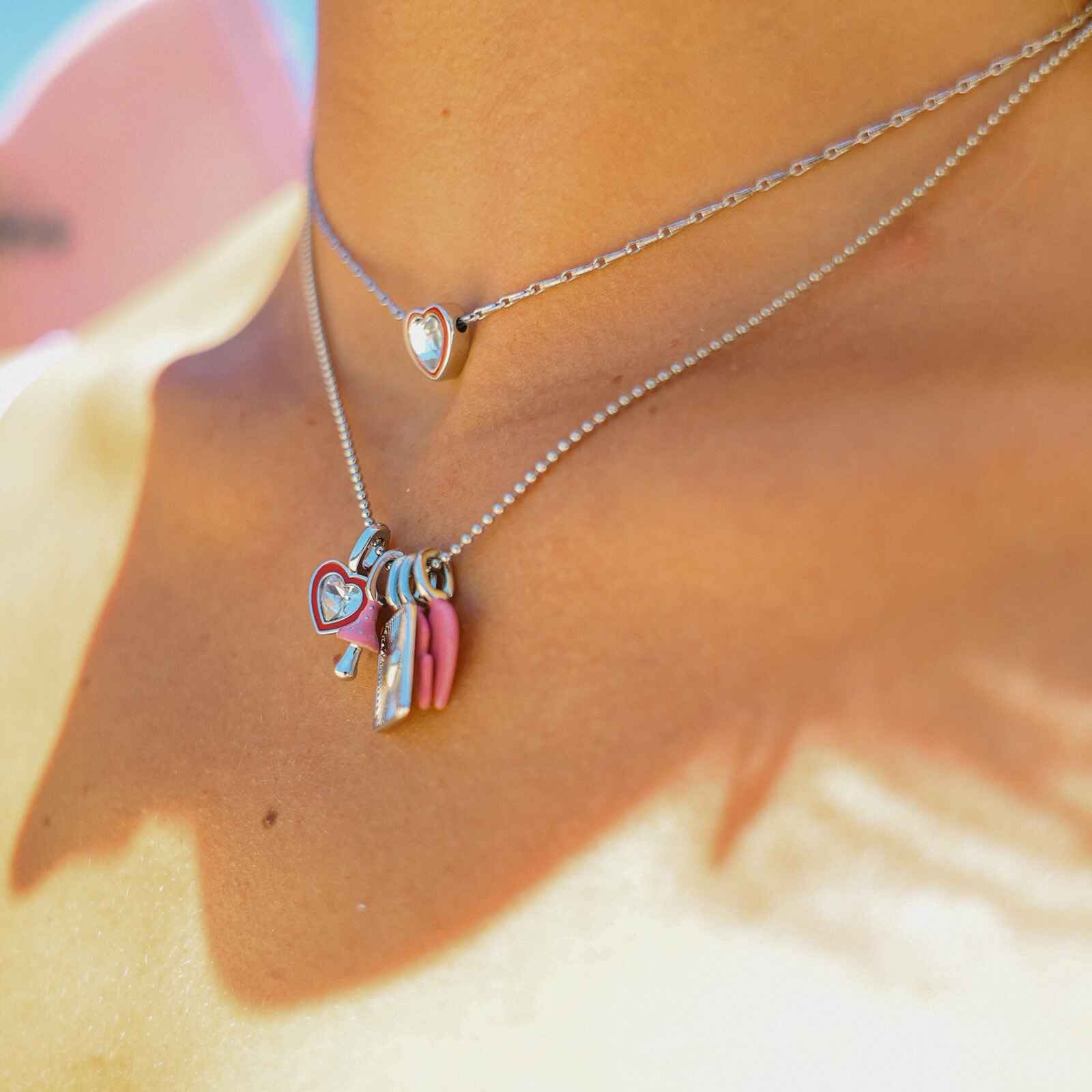 Harper Stone & Enamel Heart Charm - Image 19
