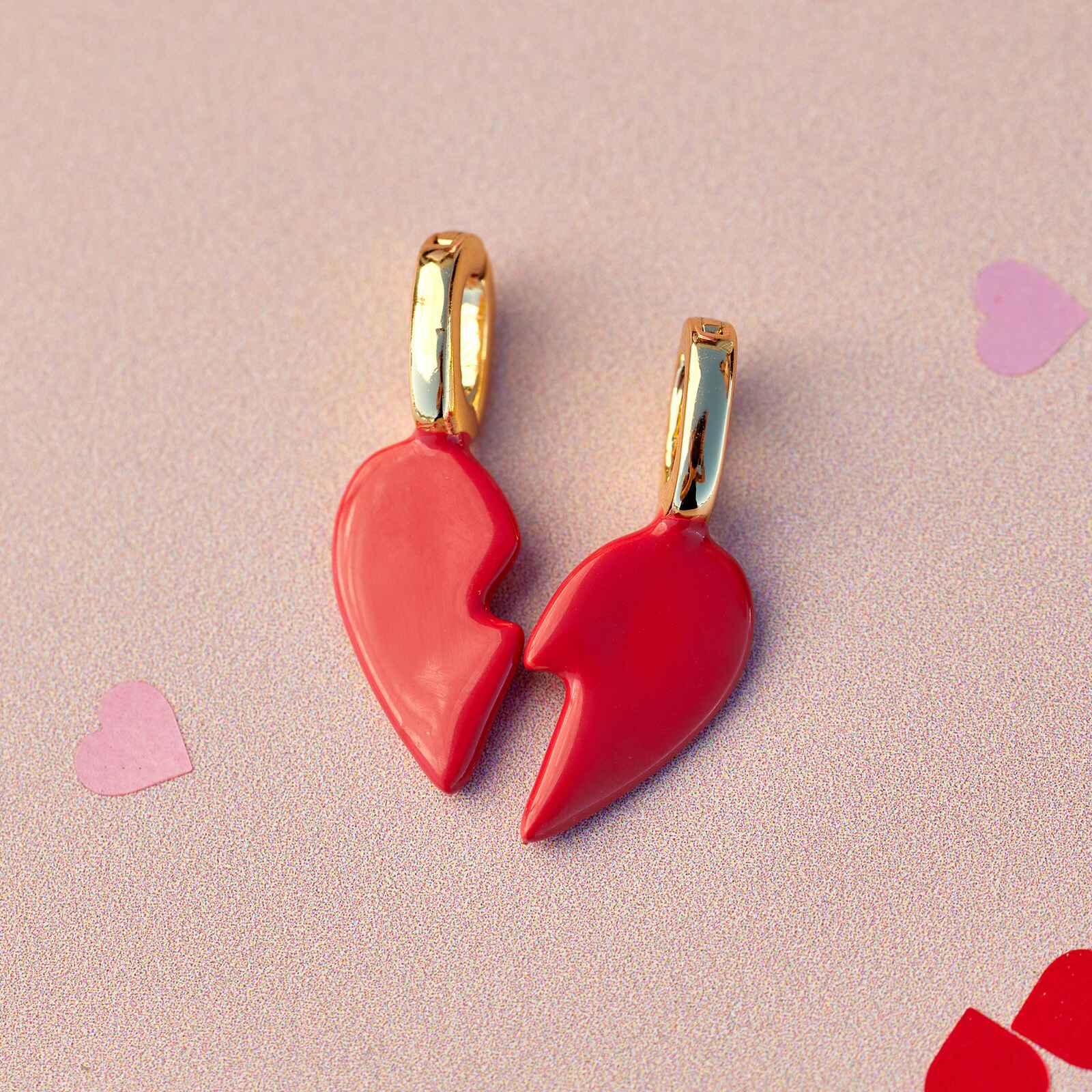 Harper Enamel BFF Heart Charm Set - Image 2